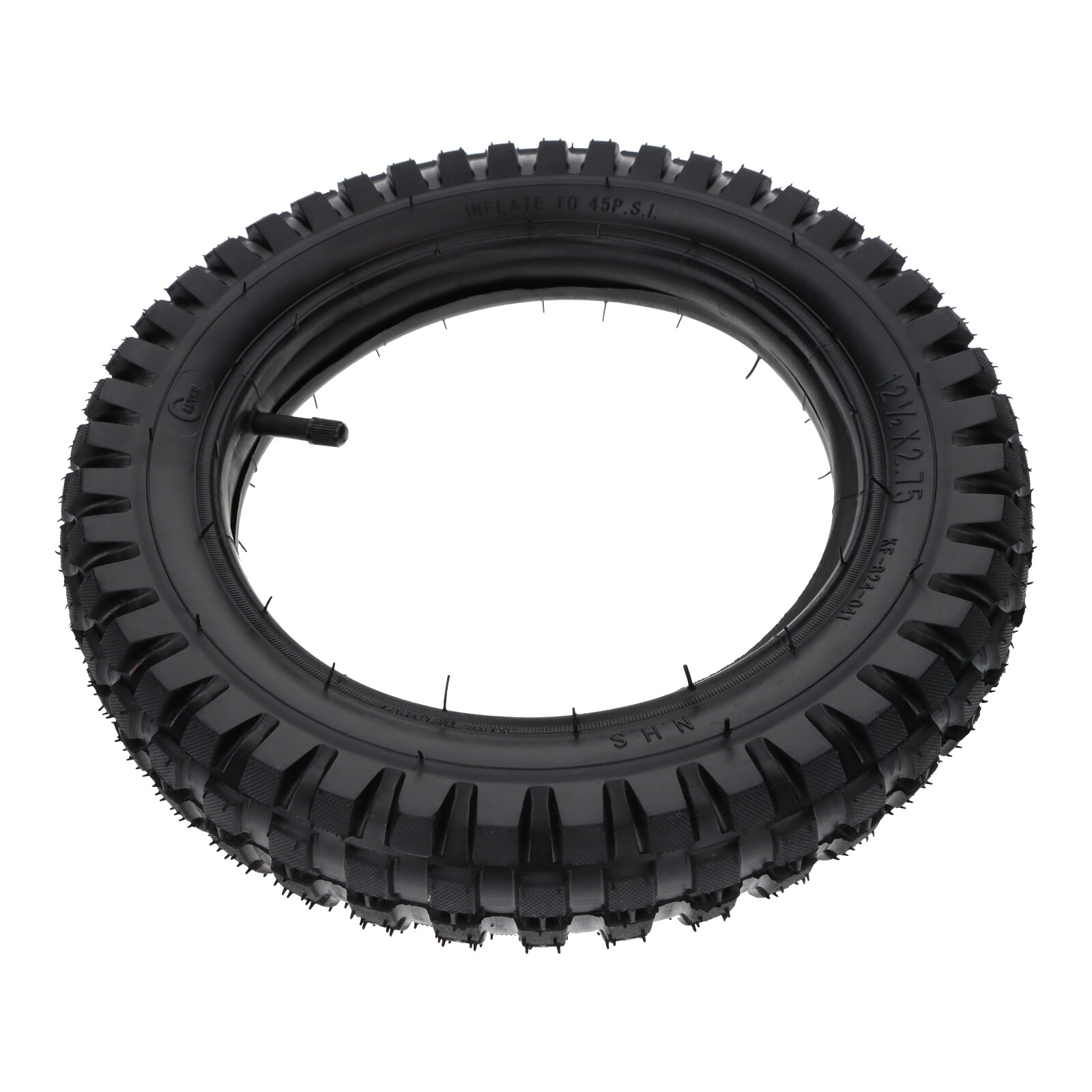 2x Crossreifen mit Schlauch 12.5x2.75 Reifen für Motocross Minicross Dirt Bike