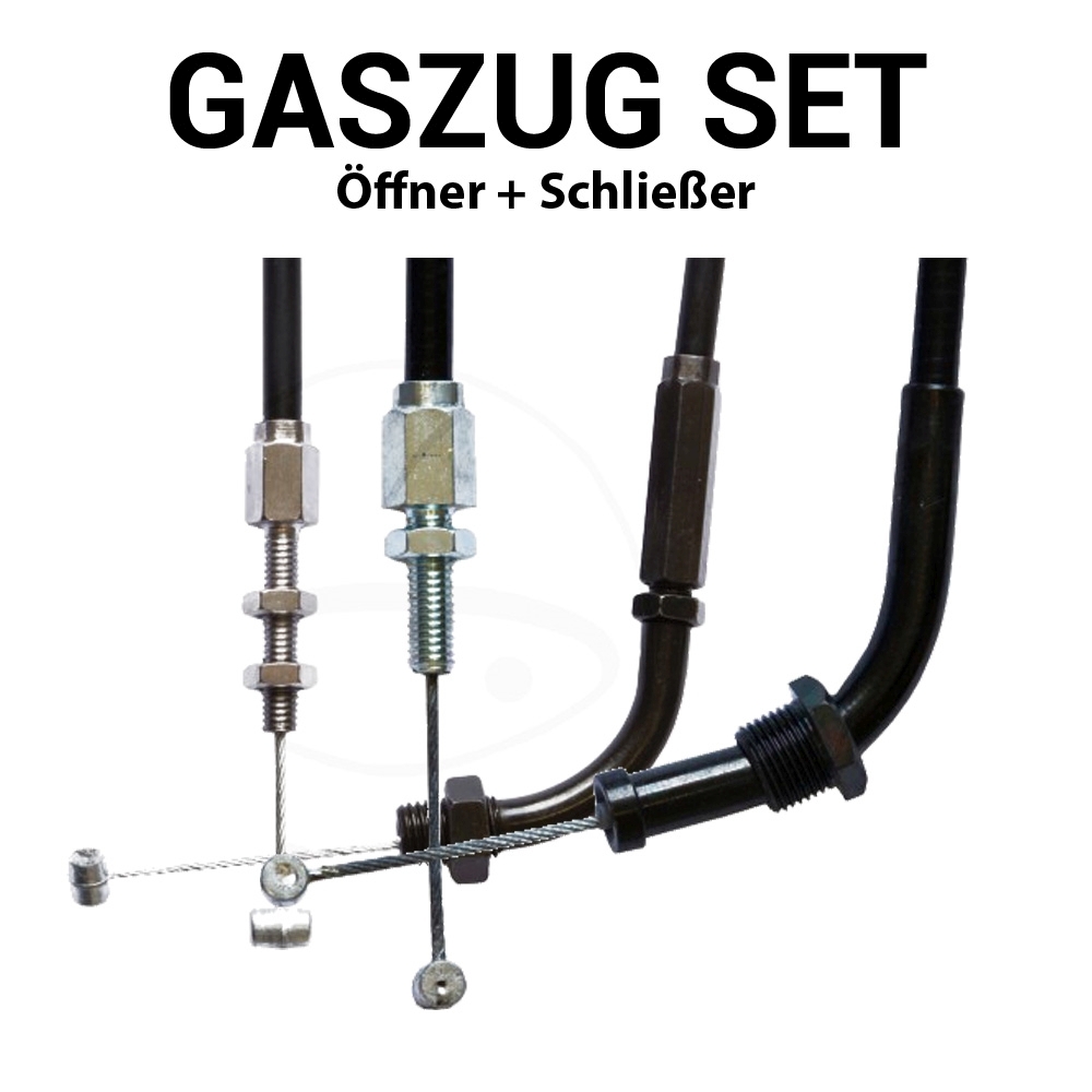 Gaszug Öffner + Schließer für Honda GL 500 D Silverwing
