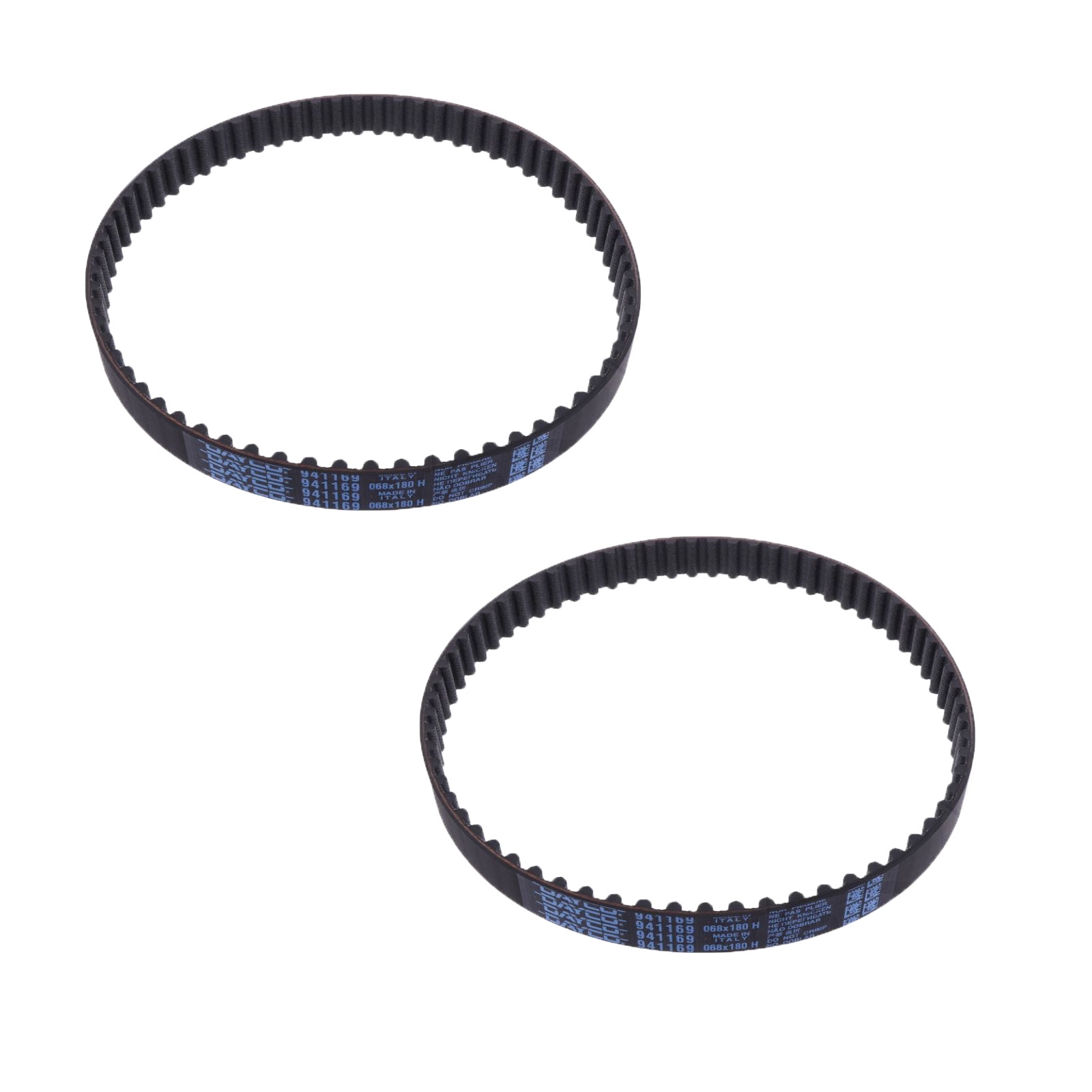 2x Zahnriemen für Ducati Monster 600 695 750 800 Multistrada S Supersport DAYCO 941169 68x18 mm