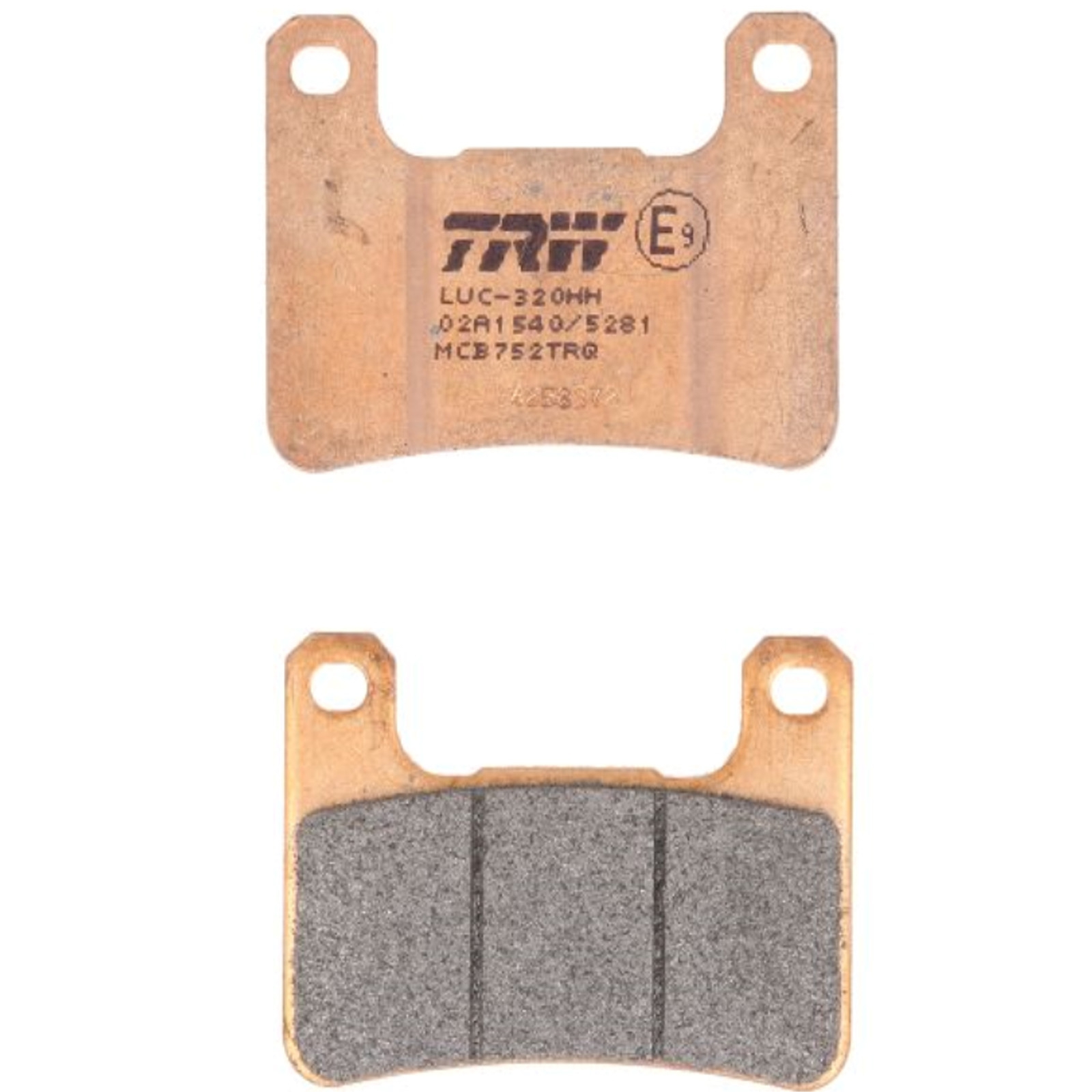 TRW MCB752TRQ Sinter Bremsbelagsatz vorne für Suzuki DL GSX GSXR VZR Kawasaki Z ZX-10R ABE
