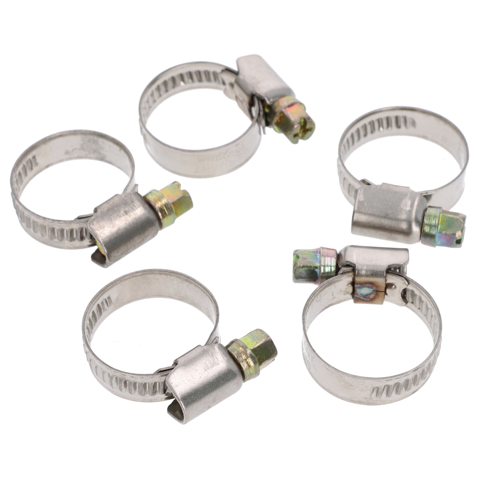 5x Schlauchklemme Spannbereich 12-20mm 9mm Rohrschelle Binder Schlauch W2 DIN3017