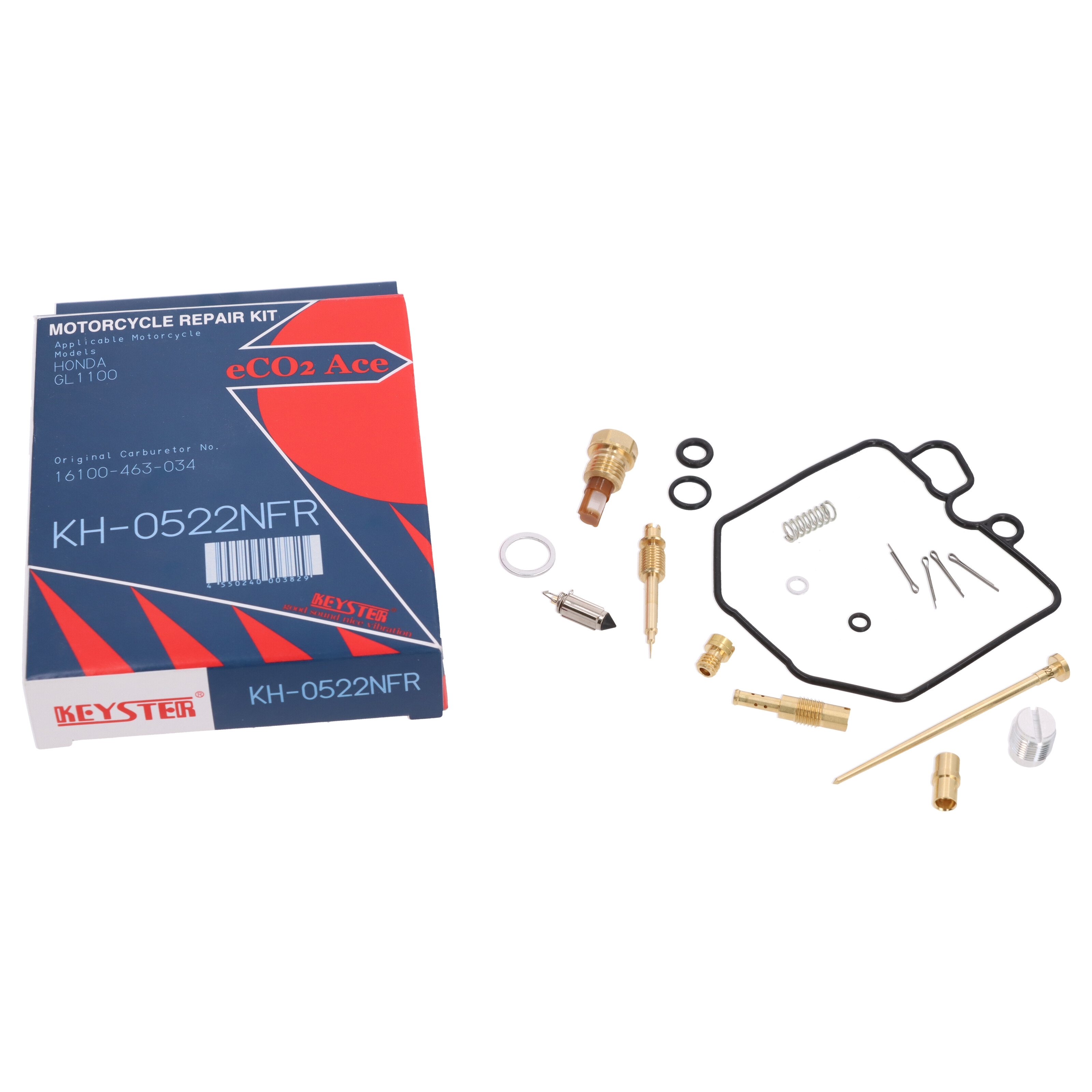 Keyster KH-0522NFR Vergaser Reparatursatz für Honda GL1100 Goldwing 1980 - 1983 SC02