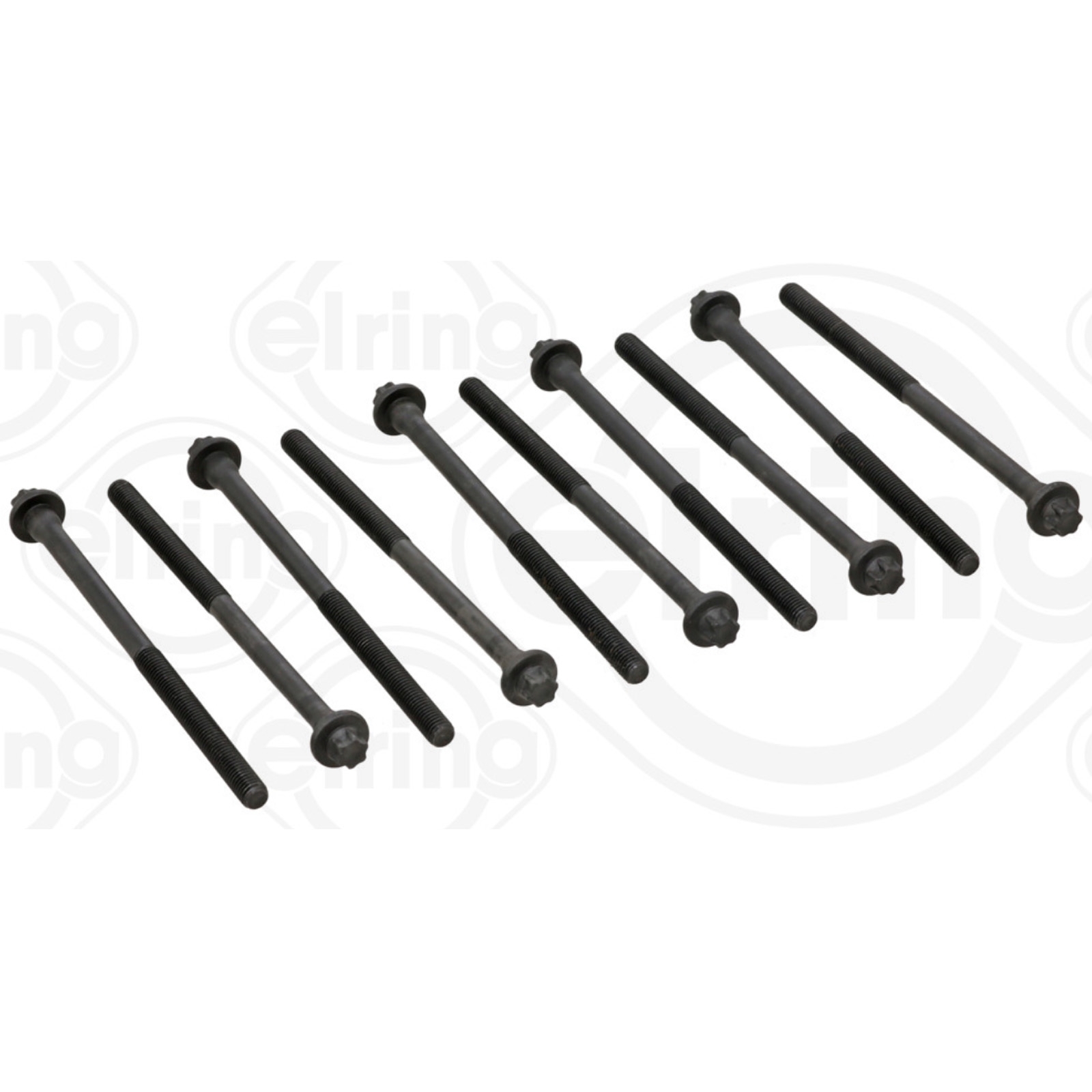 Elring 758.300 Zylinderkopfschrauben Satz für Citroen Peugeot Fiat Zstava M10 Länge 175 mm
