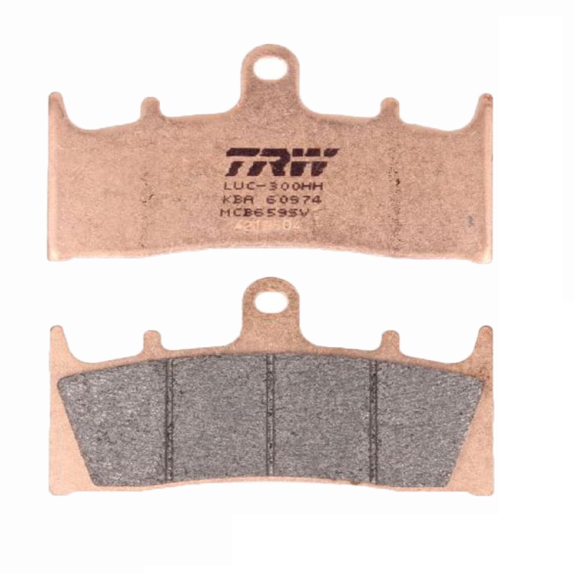 TRW Sintermetall Bremsbelagsatz für Kawasaki ZX-9R 1996-2001 ZX-6R vorne komplett +hinten