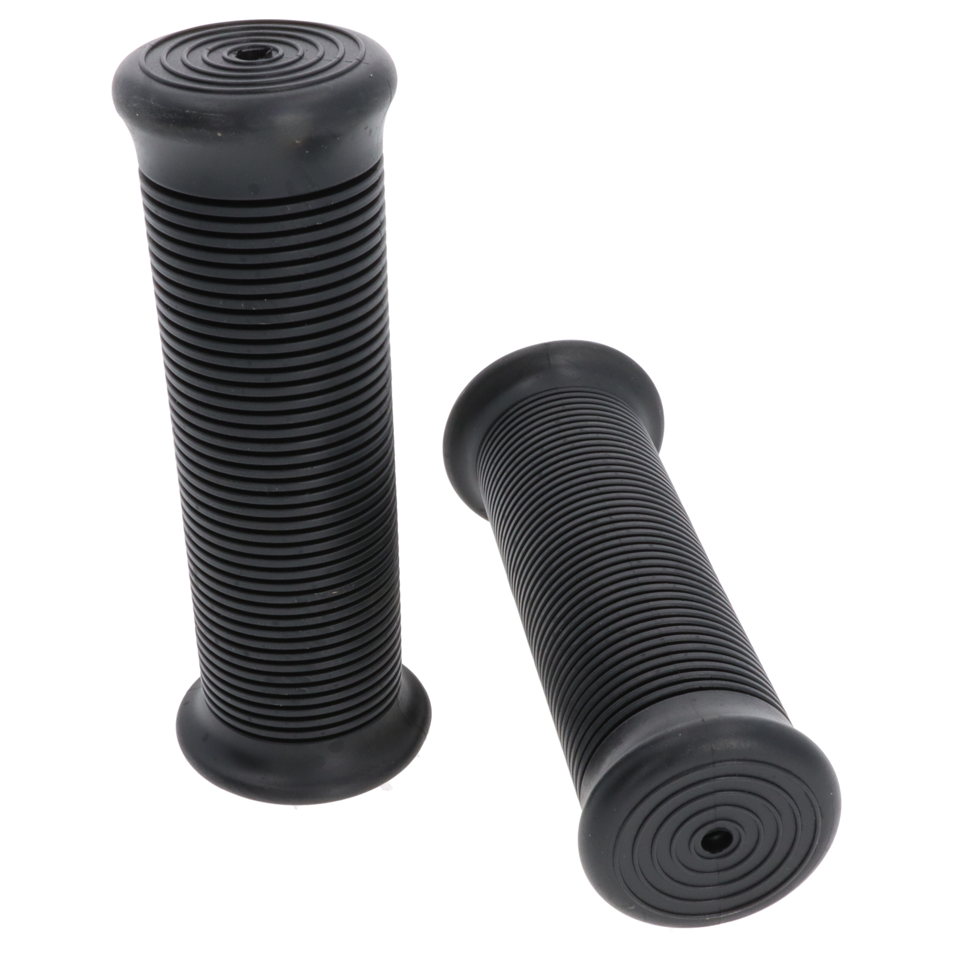 Griffgummi-Paar 22/25mm schwarz 7/8 Zoll Lenker 124mm Motorrad Roller Griffe