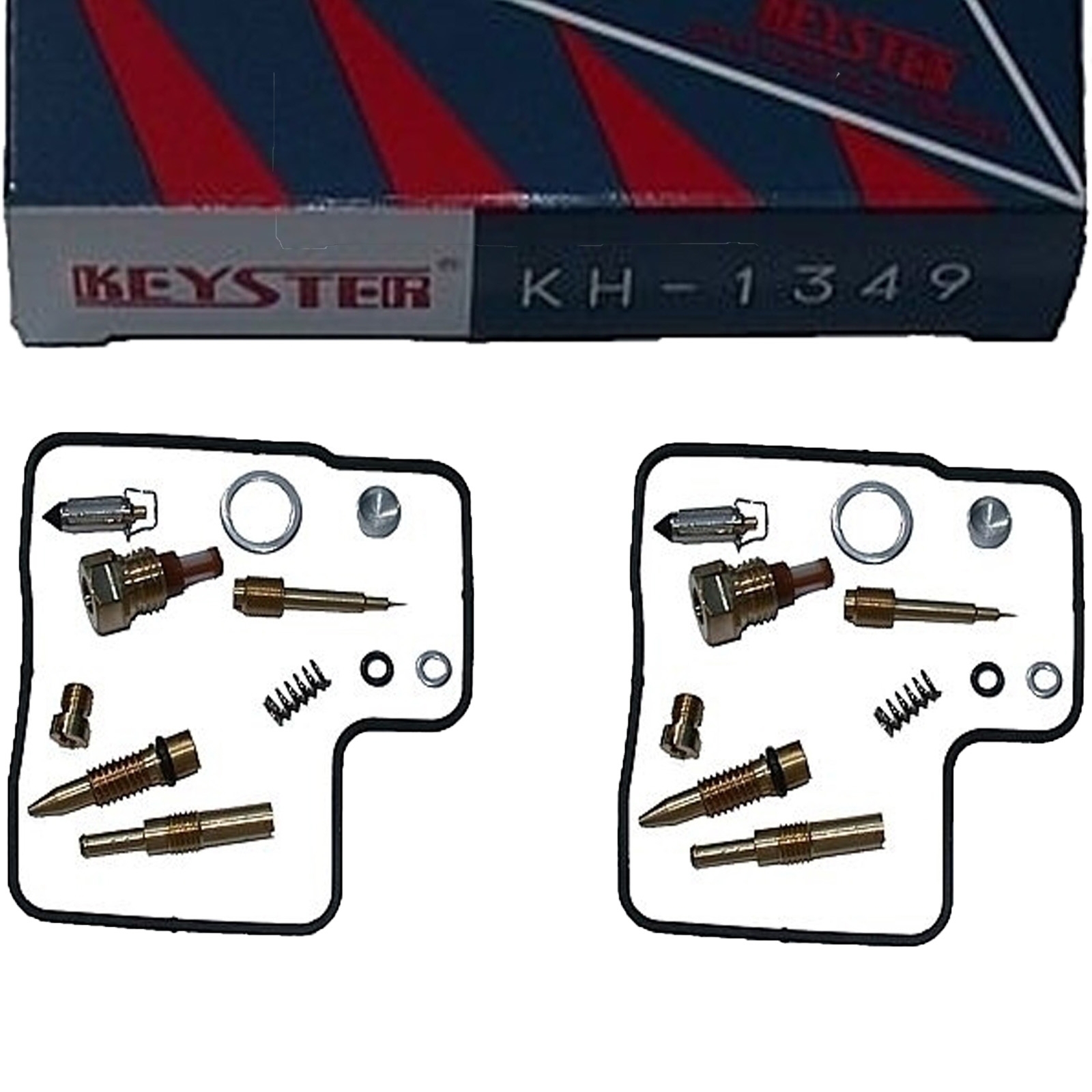 Keyster KH-1349 Vergaser Reparatursatz für Honda NTV650 Revere 1991 - 1994 Typ RC33
