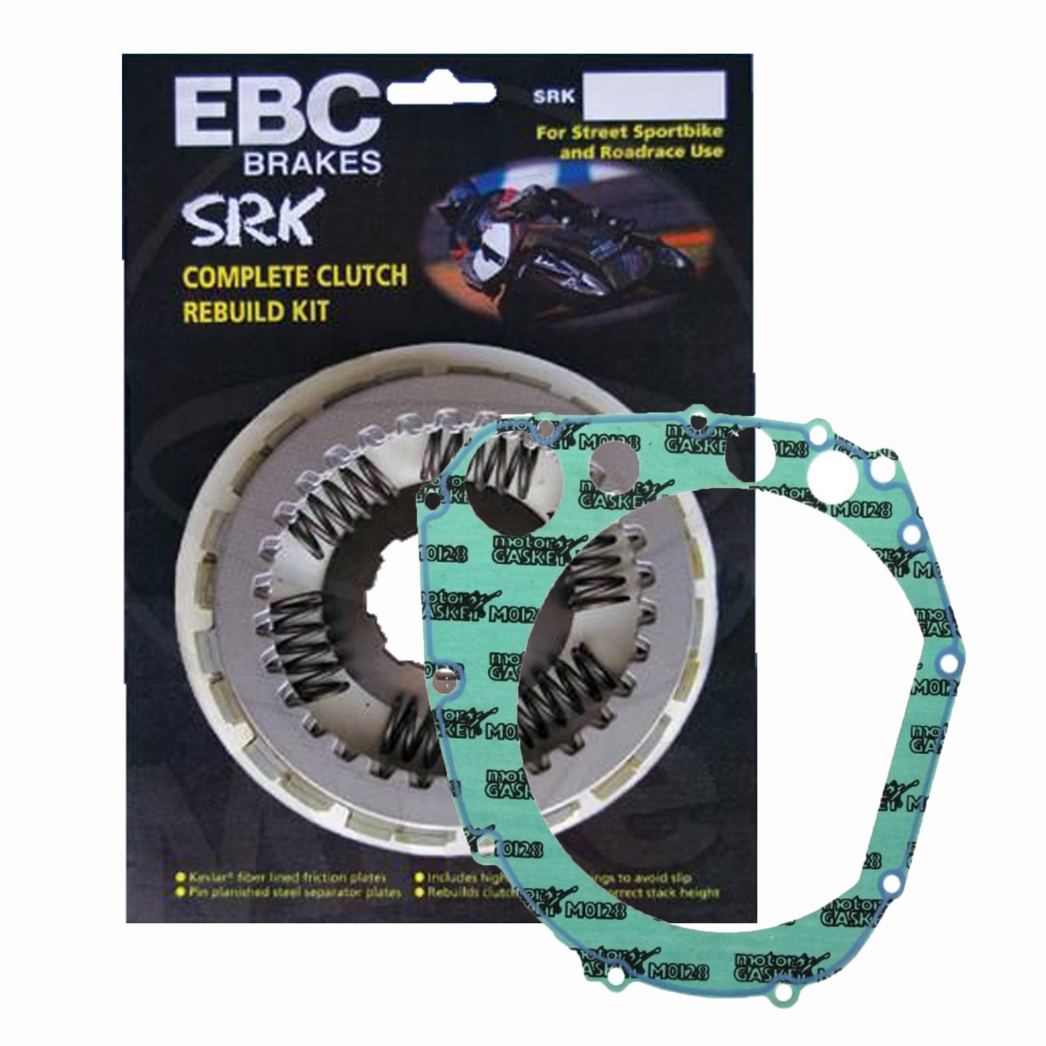 Kupplung für Suzuki GSX-R 600 (S-Rad) 1999-2000 EBC SRK058 Satz verstärkt + Dichtung