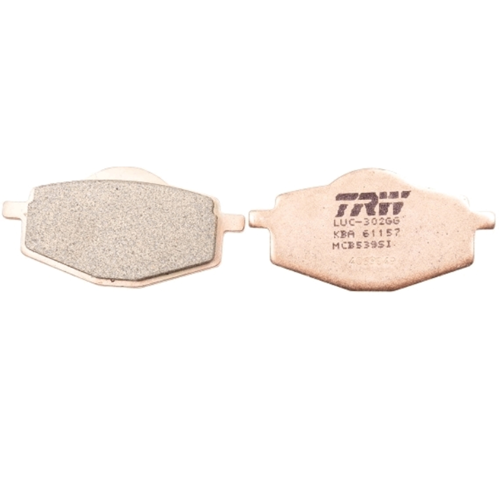 TRW MCB539SI Sintermetall Bremsbeläge Yamaha DT125 DT50 DT80 TT XT600 XTZ660 Gilera RC