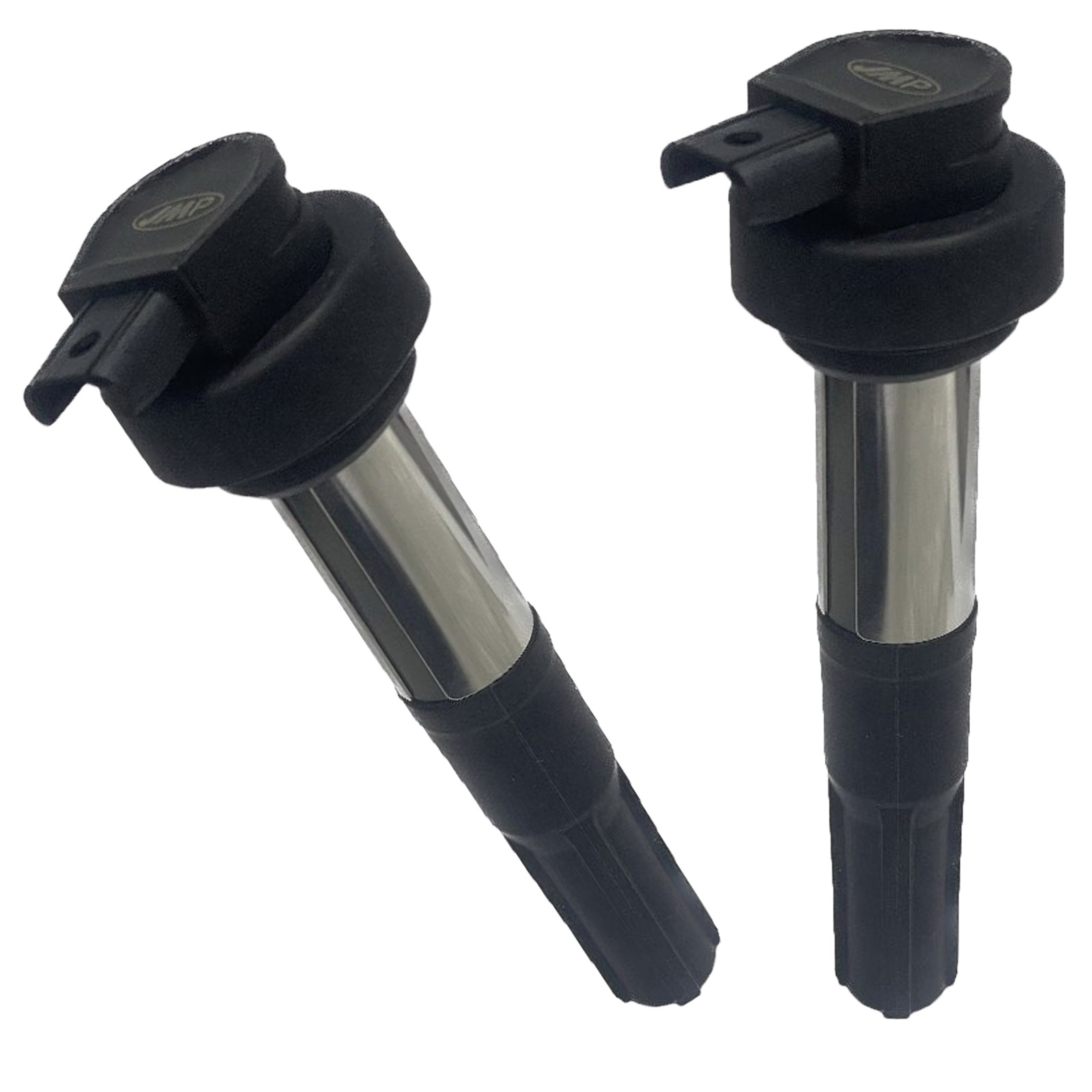 2x JMP Satz Zündspulen für BMW F650 800 F700 800 F800 800 K1200 K1300 mit Kerzenstecker Zündkerzen