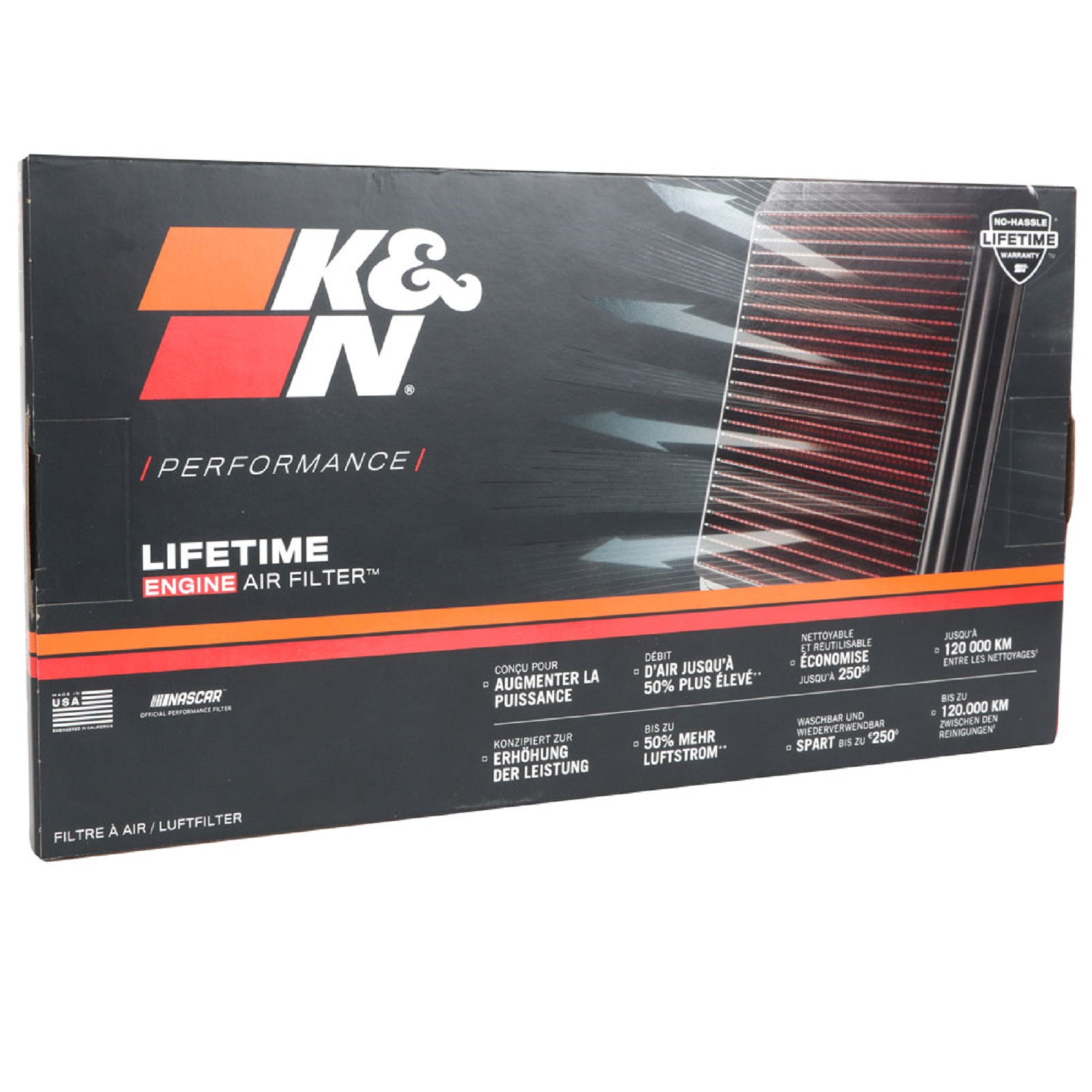 K&N Tauschluftfilter für Ford 3.5 2.0 3.7 2.3 2007-23 Mazda CX-9 6 3.7 2007-15