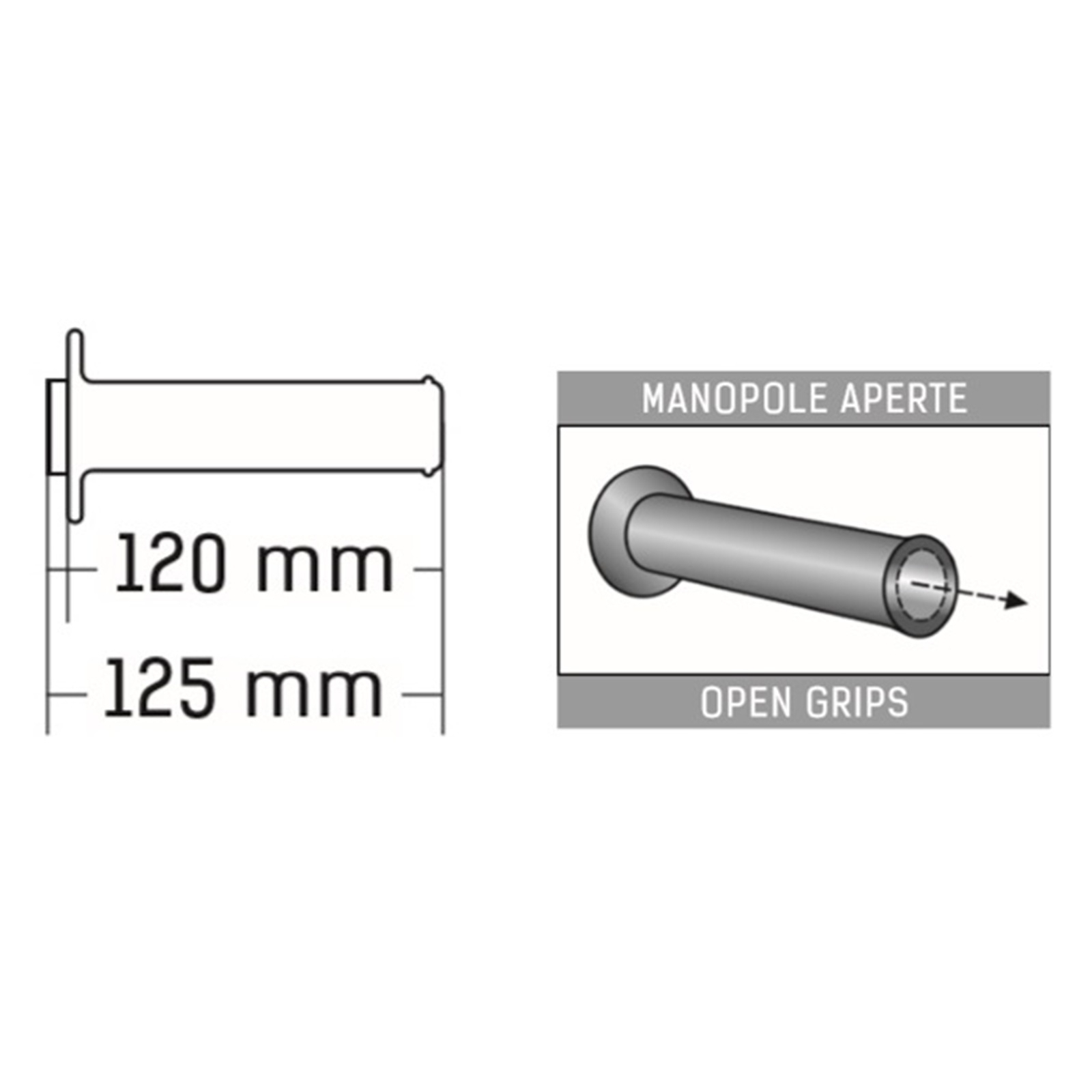 Domino Griffgummi schwarz/grau A01041C5240B7-0