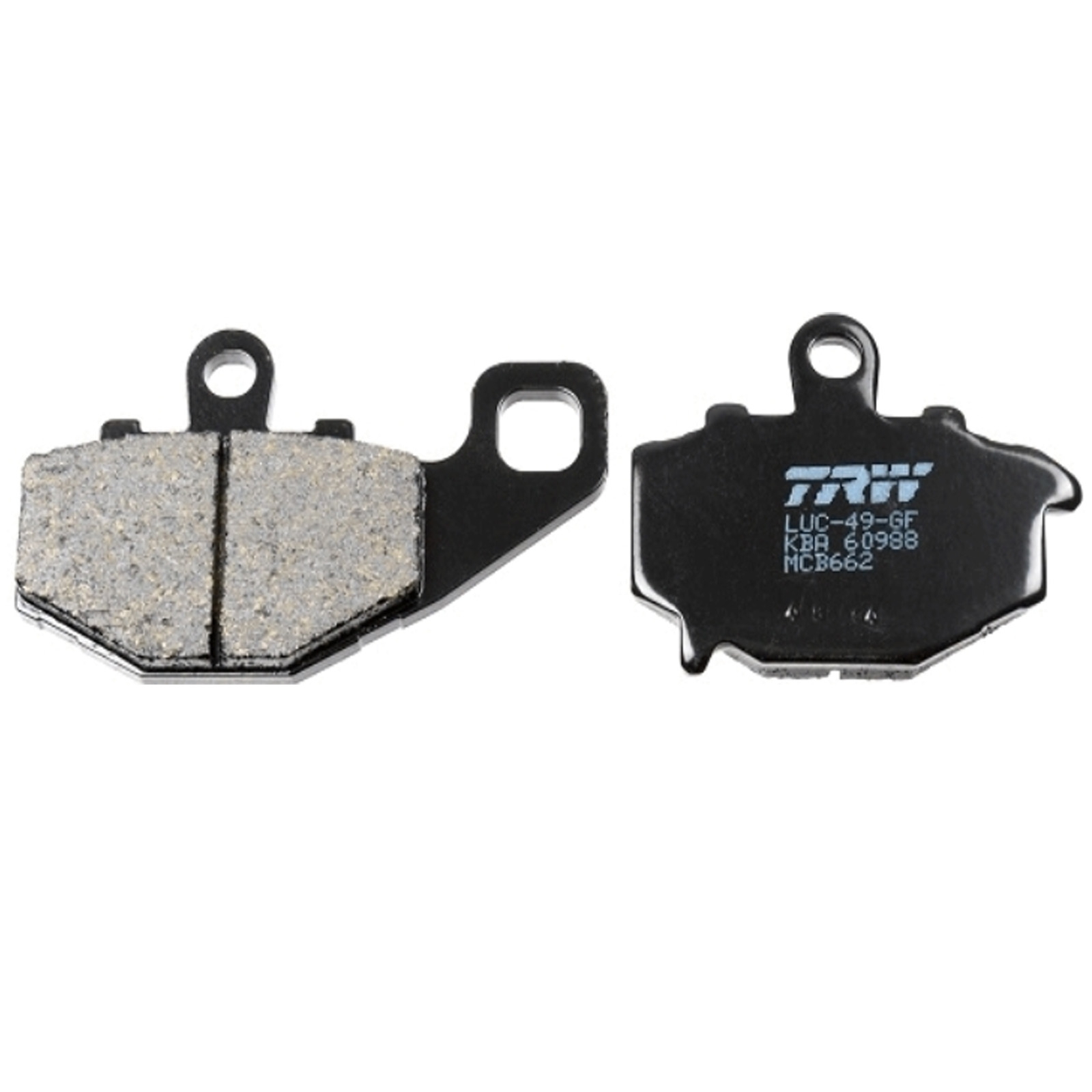 TRW MCB662 Bremsbeläge hinten für Kawasaki ZX-6RR ZX-6R ZX-9R ZX-10R ER-6F ER-6N ZZR Z ZR