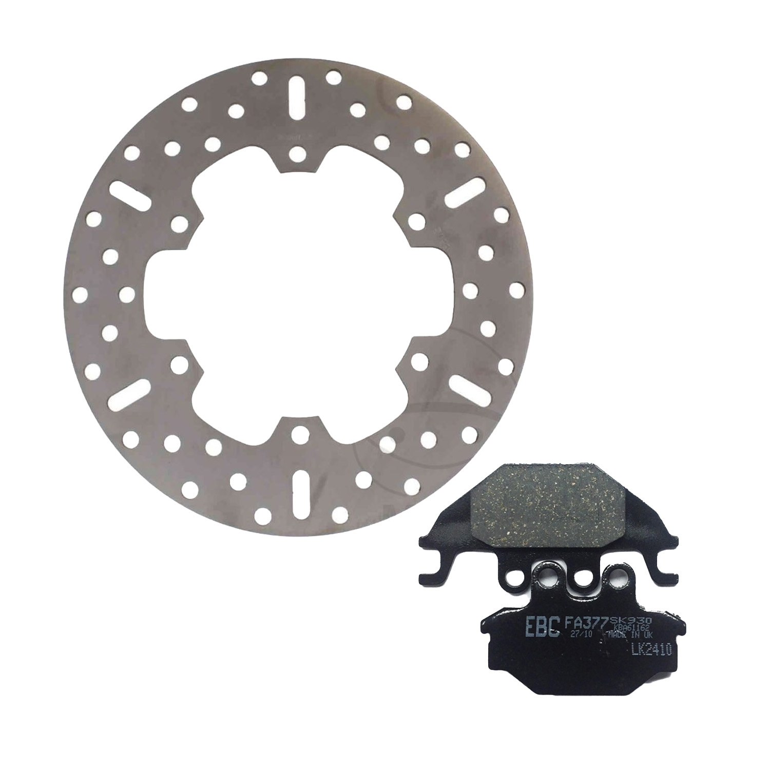 EBC Bremsenset Bremsscheibe & Bremsbeläge MD2122 + FA377