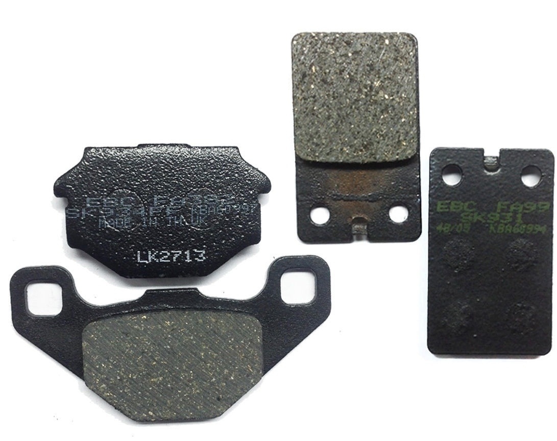 EBC Bremsbeläge SET Vorne + Hinten für Gilera Eaglet 50 96 FA382 + FA099