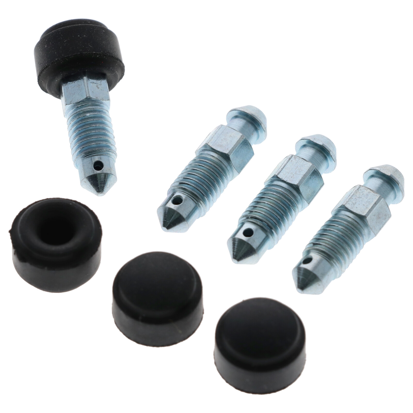 4x Quick Brake QB0053X-4 Bremssattel Entlüfterschraube Entlüftungsventile M7x1x25.7 mit Kappen