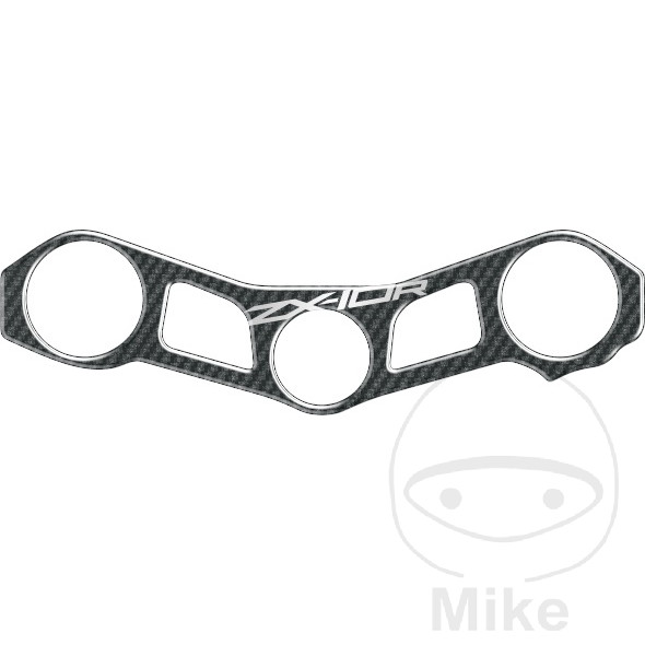 Gabelbrückenaufkleber Carbon PPS-ZX10R