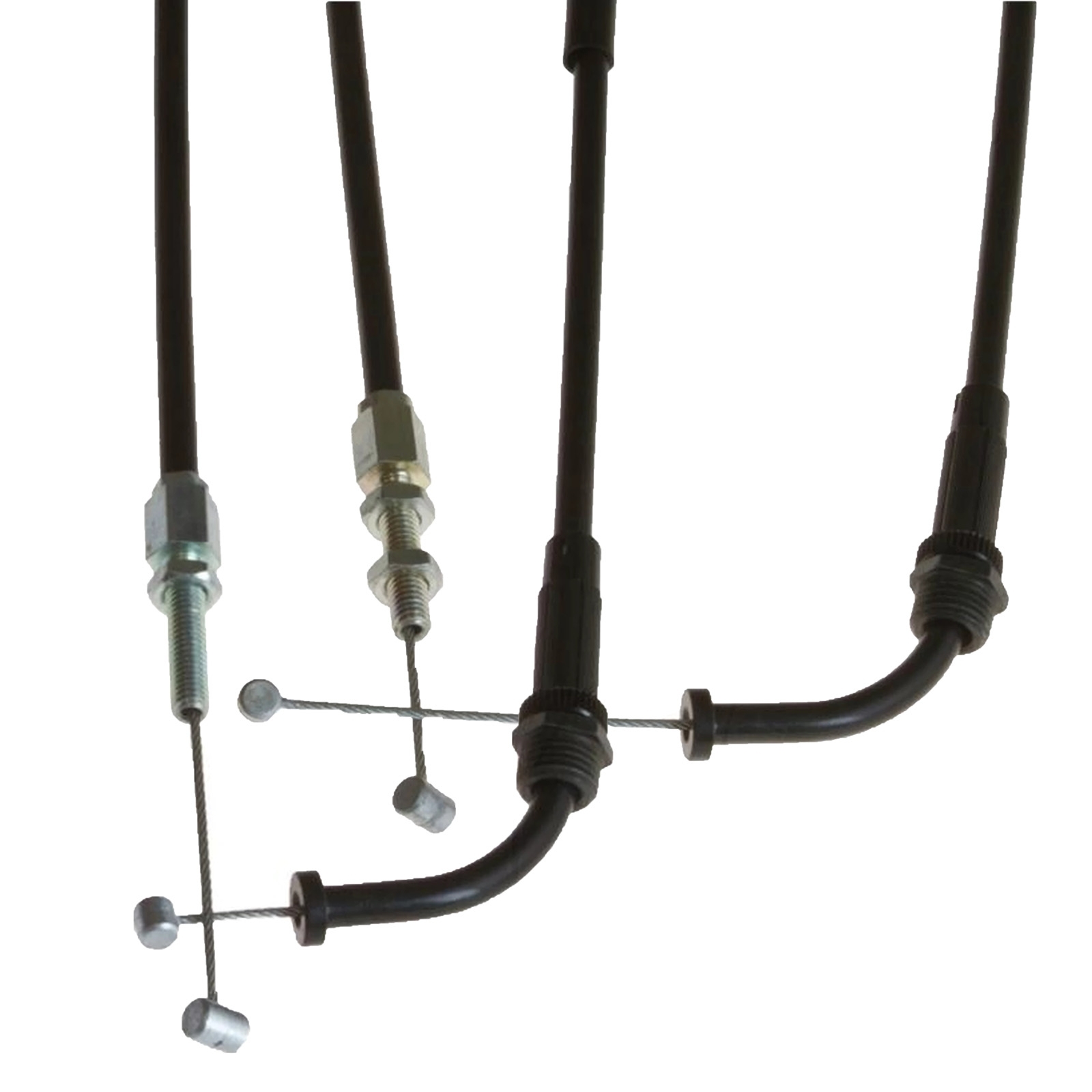 Gaszug Satz für Yamaha SR 500 G Gussrad / SP Speichenrad 1979 - 1983 Öffner A + Schließer B
