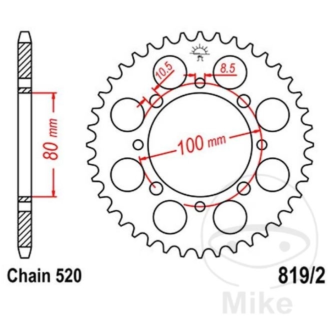 Kettensatz für Suzuki GNX 250