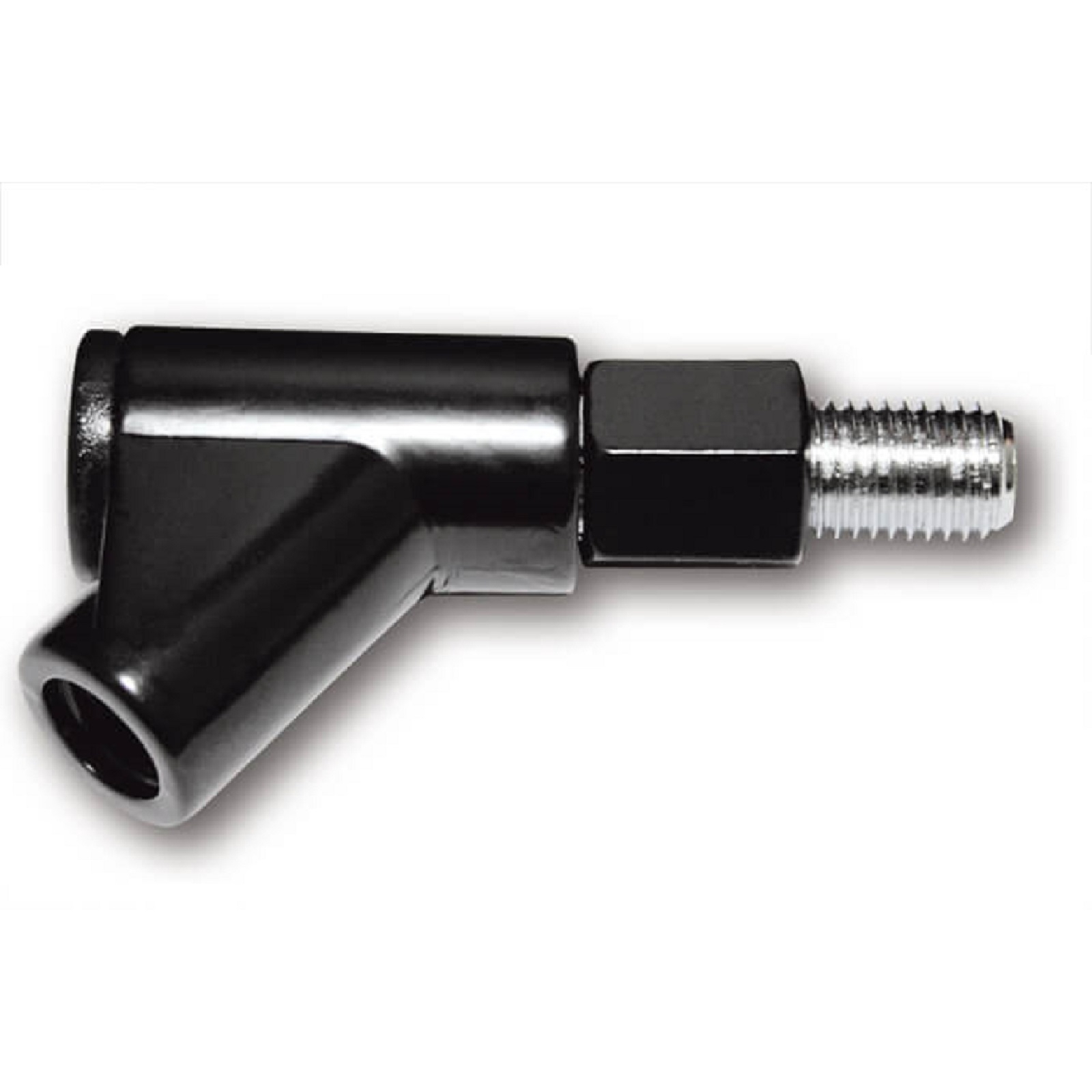 Spiegeladapter Spiegelanschlussstück auf Fahrzeug mit M10 x 1,25 Rechtsgewinde