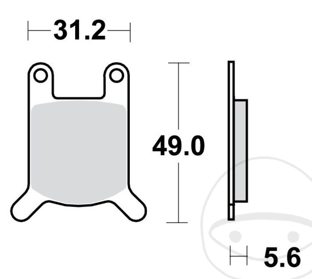 TRW MCB508 Bremsbeläge vorne für Sachs KX 50 Hercules RX-9 Ultra 80 KX-5 K 50 Puch
