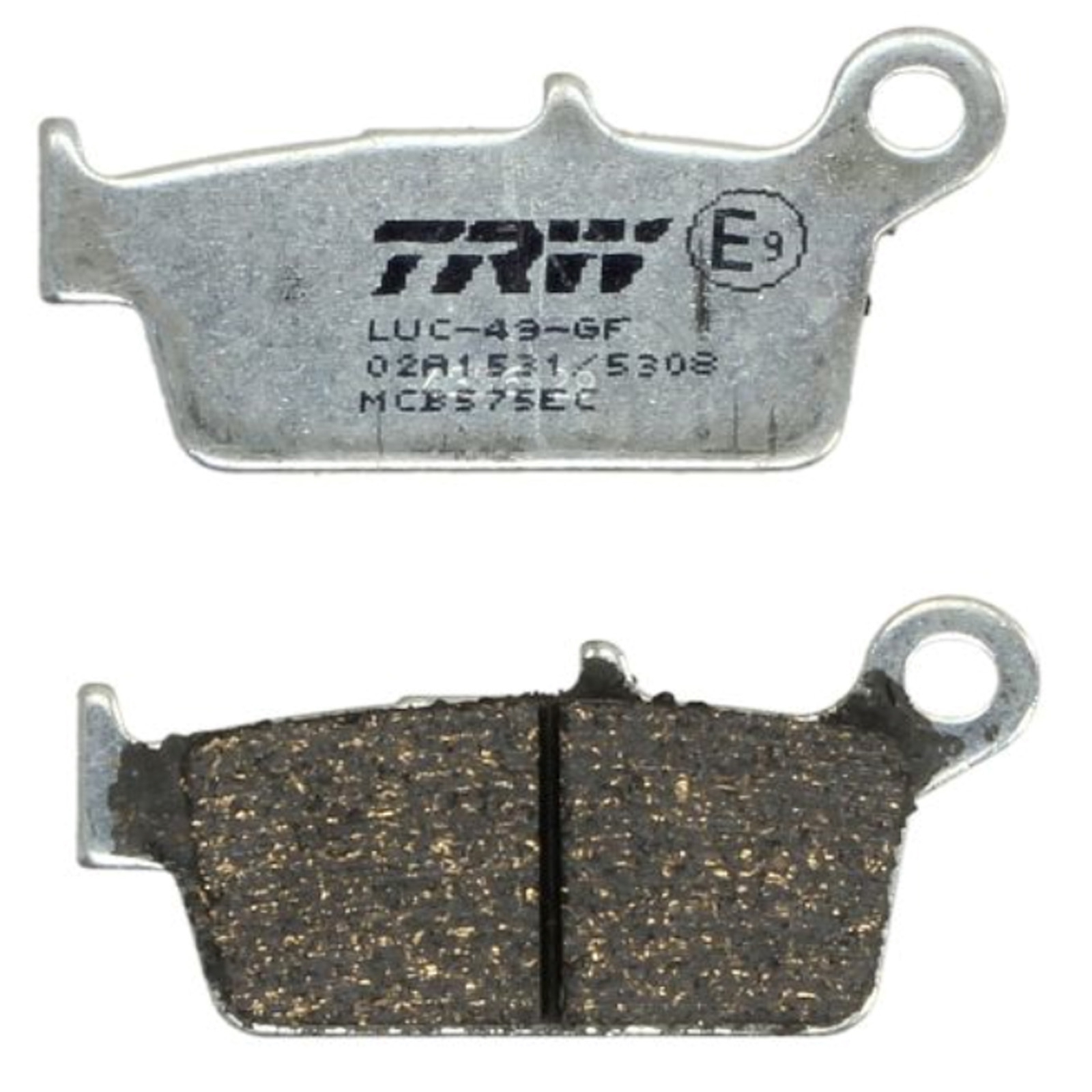 TRW MCB575EC Offroad Bremsbeläge hinten für Honda CR XR Kawasaki KX KLX Suzuki DR DR-Z RM Yamaha WR