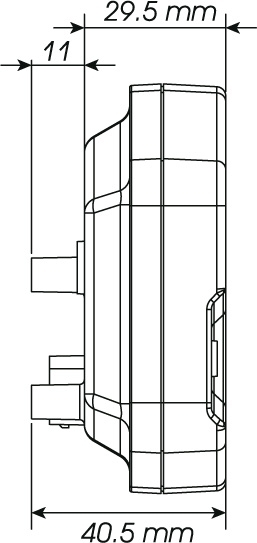 KOSO RS2 Multifunktions-Cockpit Tachometer Drehzahlmesser RPM Temperatur
