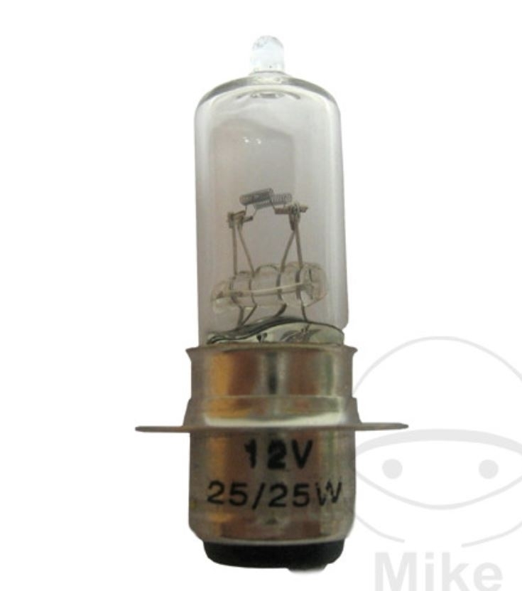 Glühbirne 12V25/25W für Honda XR 250 500 C 50 70 90 Kawasaki KLF KVF 250 300 400