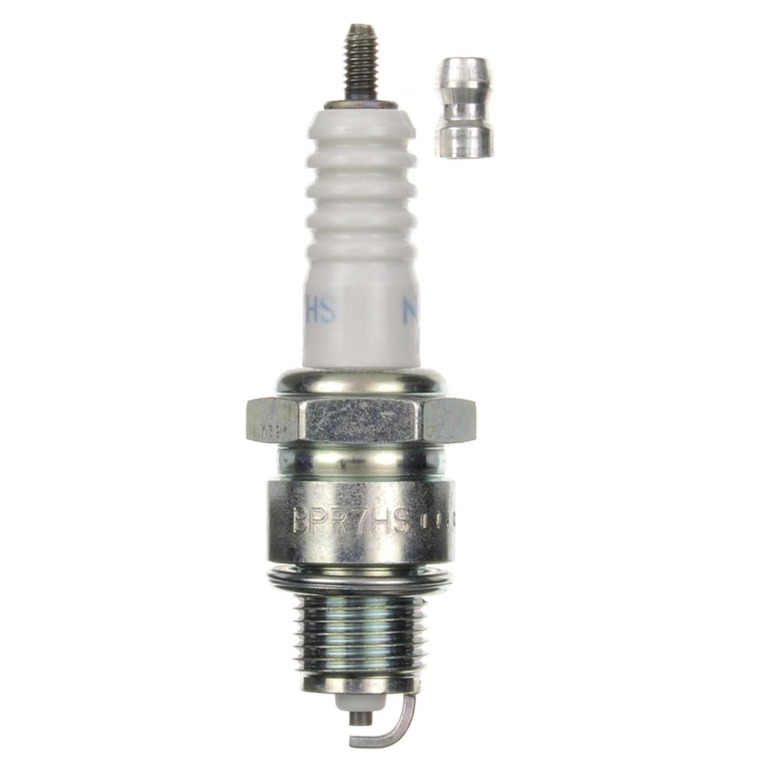 NGK Zündkerze BPR7HS-10 1092 Kurzgewinde 12,7mm M14x1,25 entstört 5 kOhm SW 21mm
