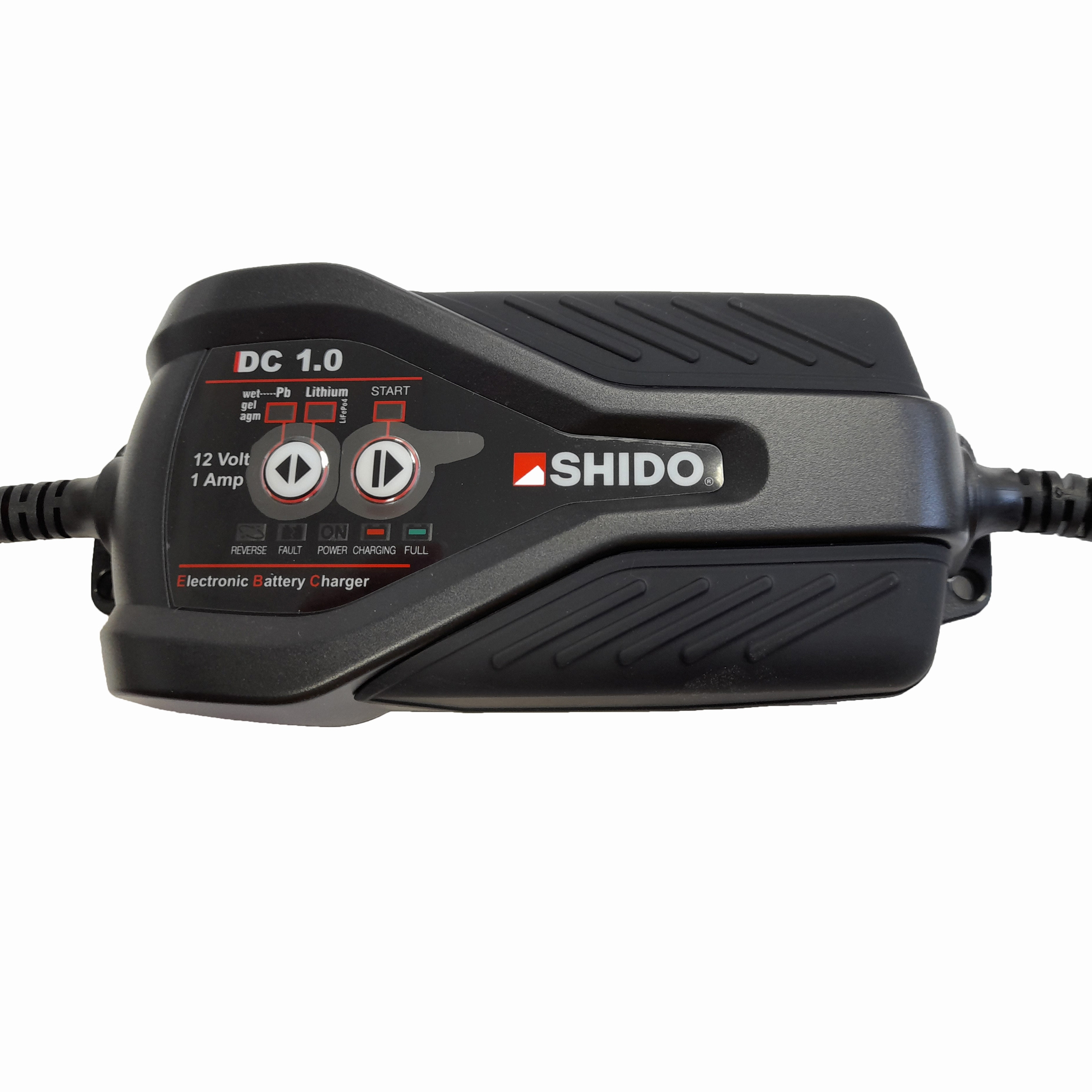 Shido DC 1.0 Black Edition Duales Batterieladegerät Ladegerät Blei-, Säure- und Lithium Batterien