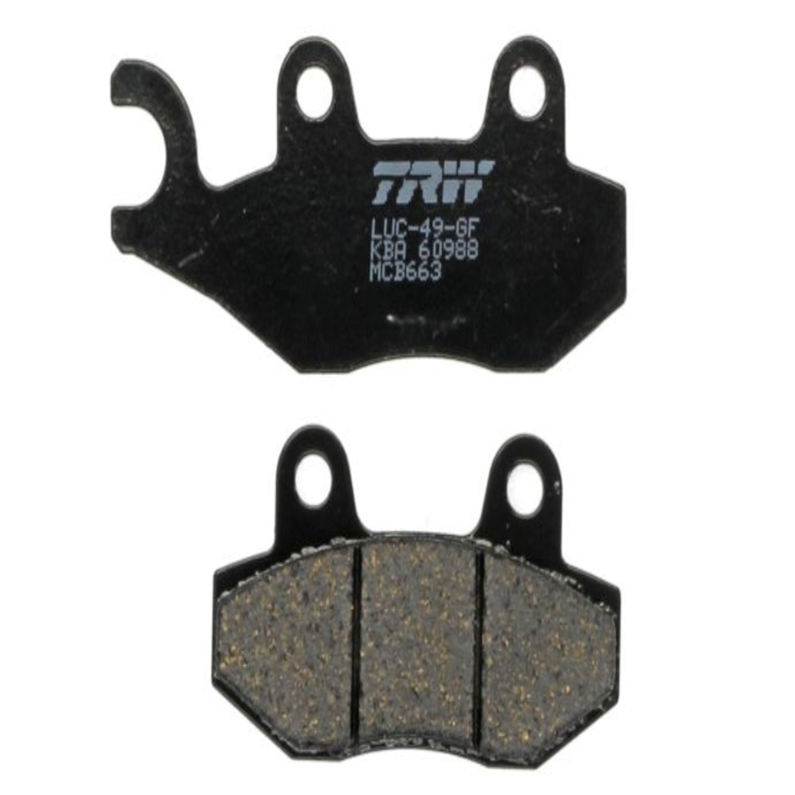 TRW MCB663 Bremsbeläge für Kymco Dink Like Yager Honda XL VT Kawasaki MZ/MUZ Keeway Rex Suzuki