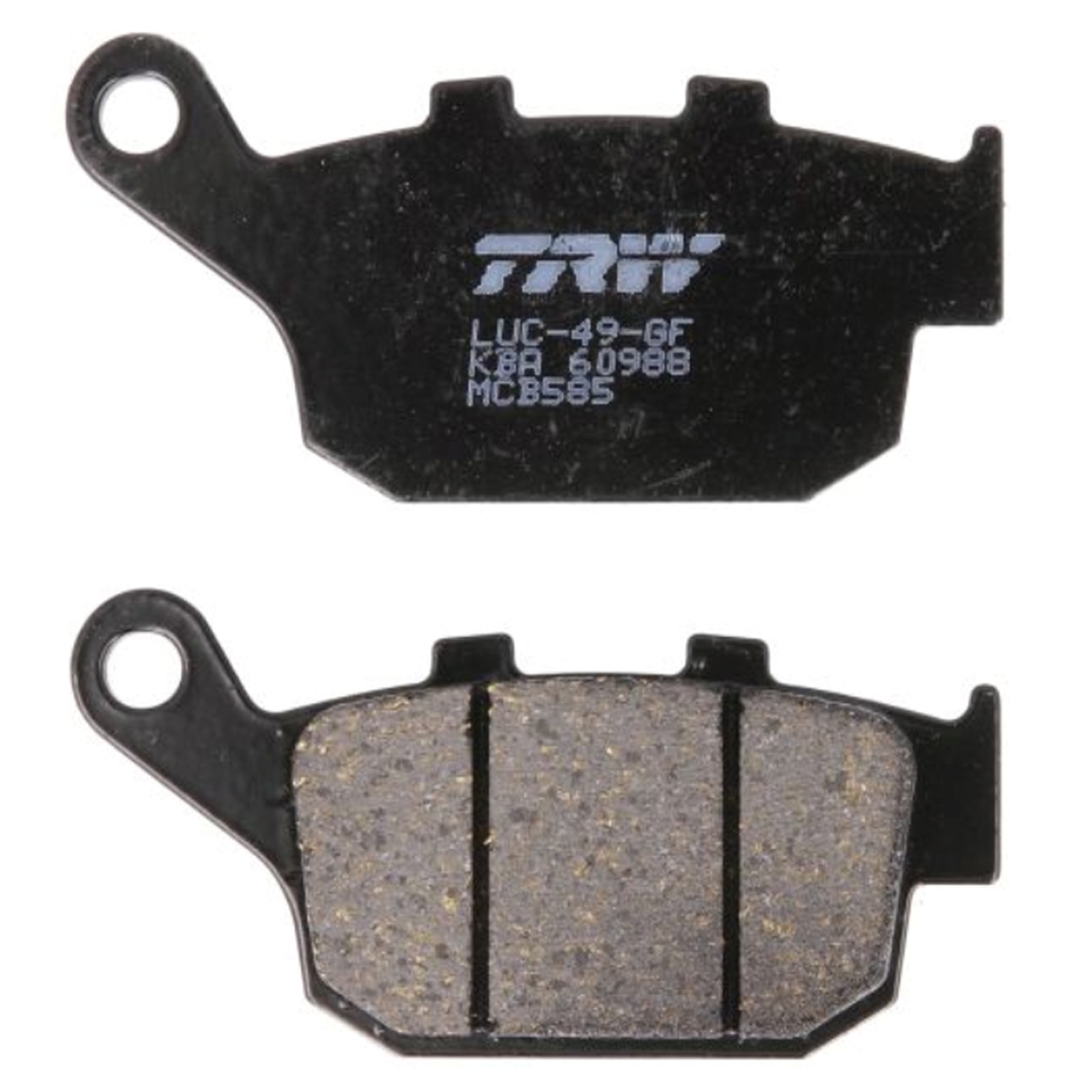 TRW Bremsbelagsatz für Honda NX650 Dominator 1988-1996 XRV650 Africa Twin vorne+hinten