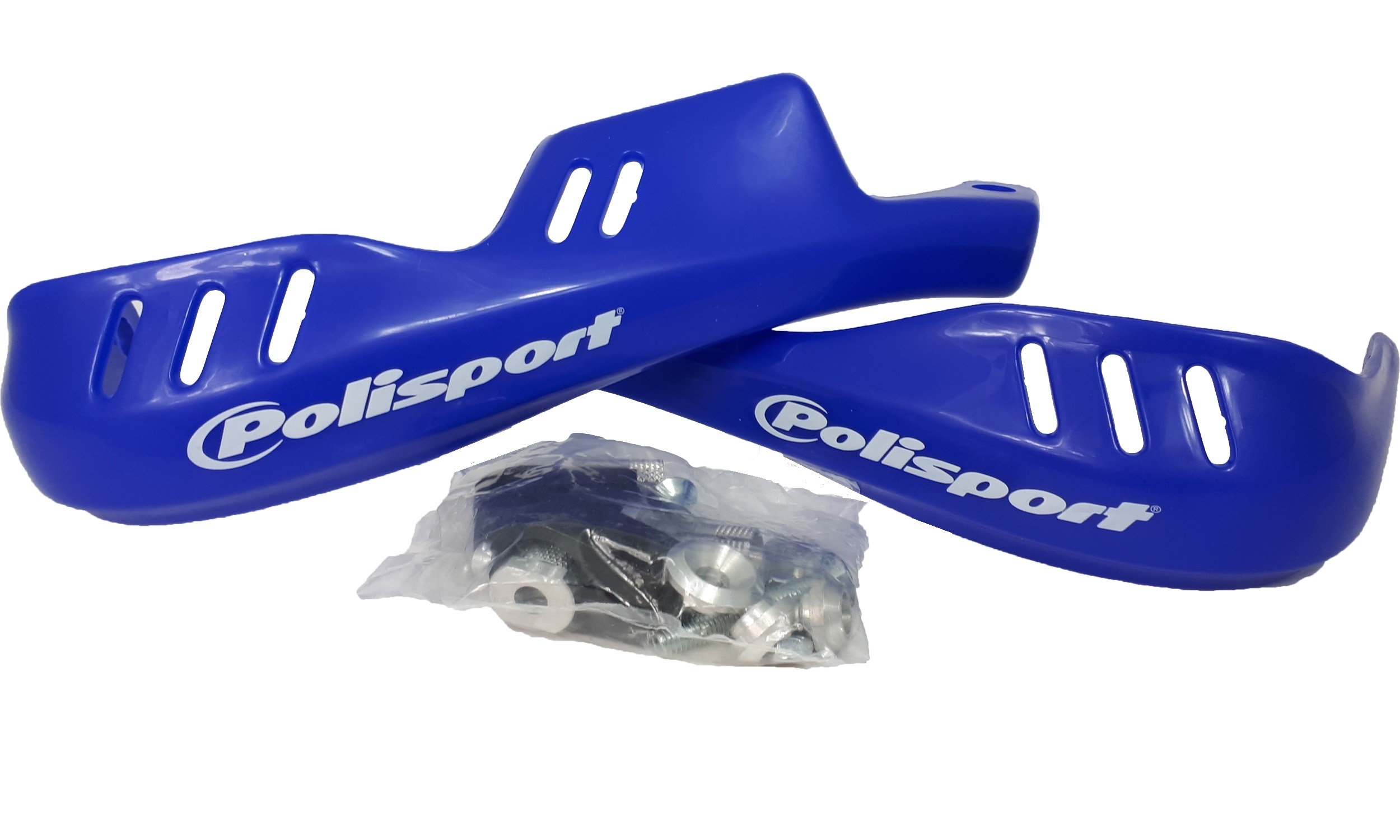 Polisport Handprotektoren Paar Integral Blau mit Lenkerinnenhülsen 13-18mm
