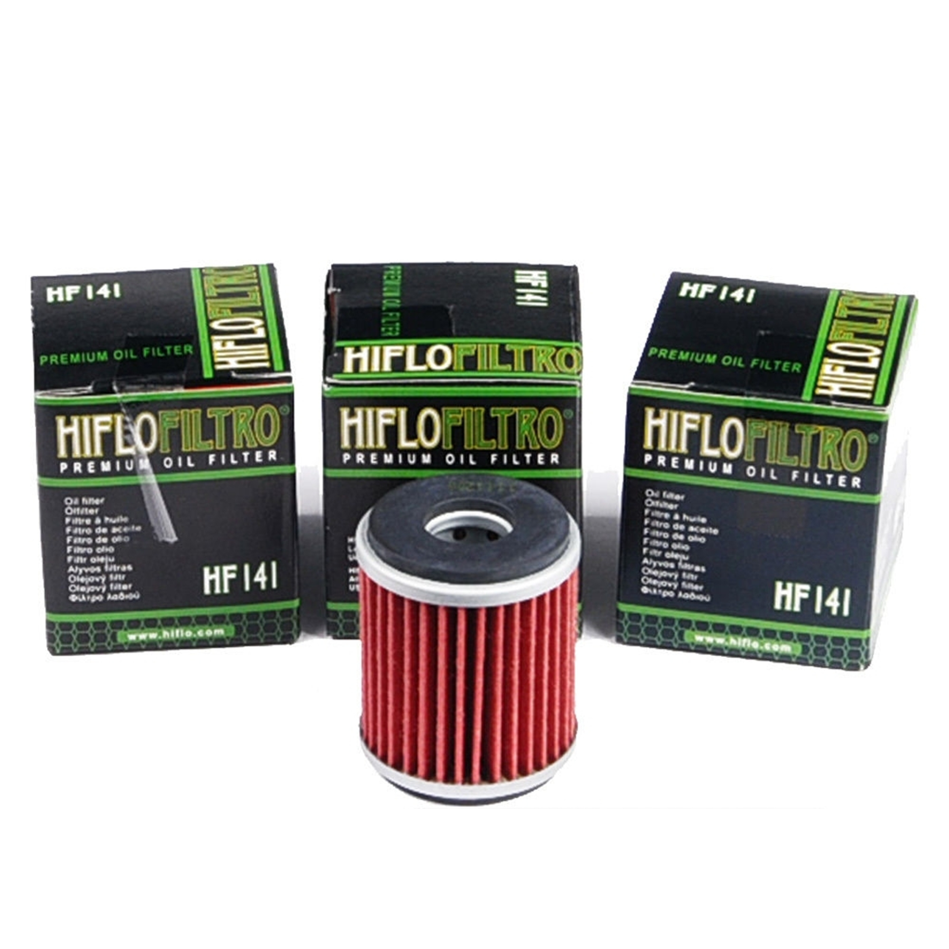 3x Hiflo HF141 Ölfilter für Beta RR125 Yamaha WR VP XCity YZ YP Fantic MBK TGB
