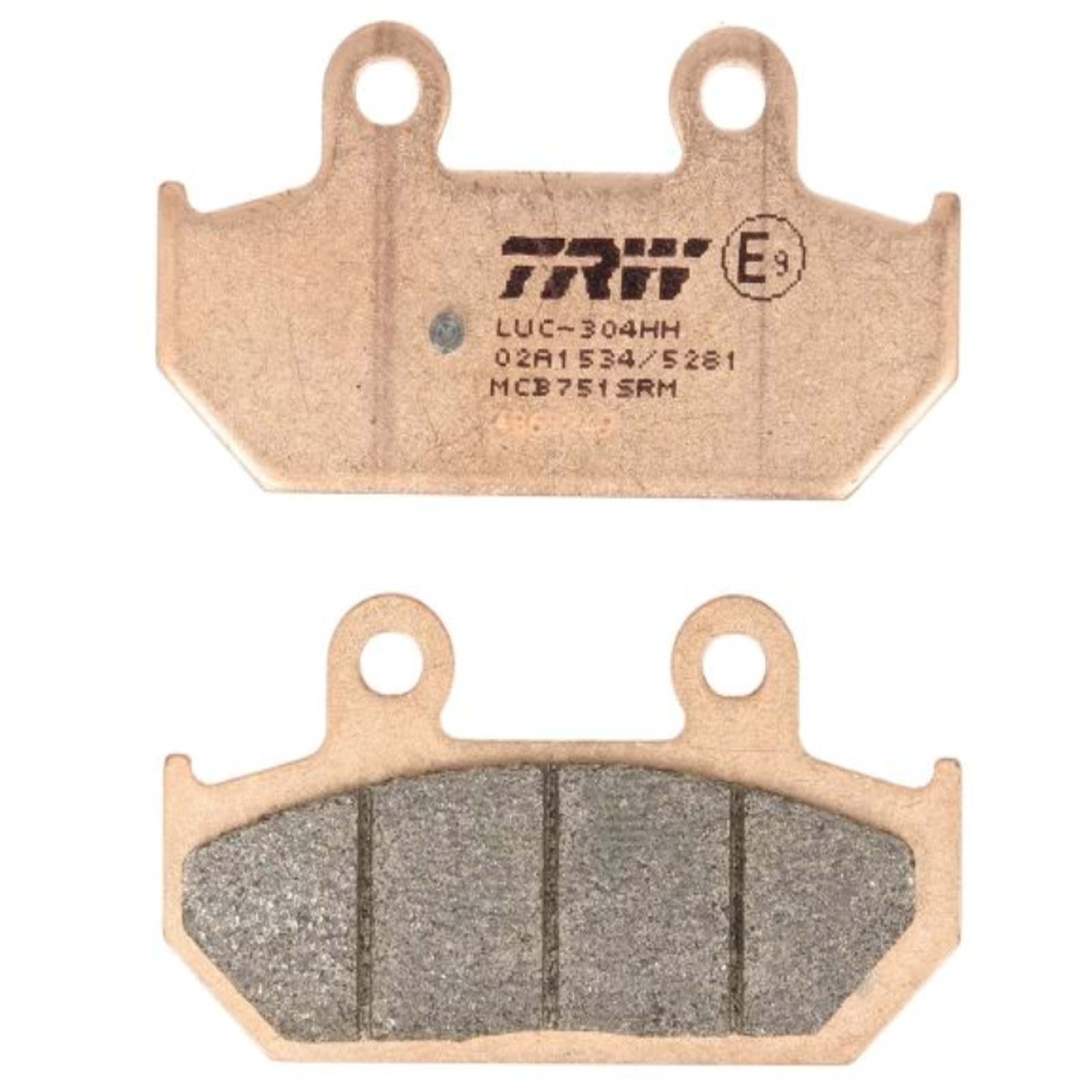 TRW MCB751SRM Sintermetall Bremsbeläge hinten für Suzuki Burgman AN400 2007-2021 AN650 2002-2021