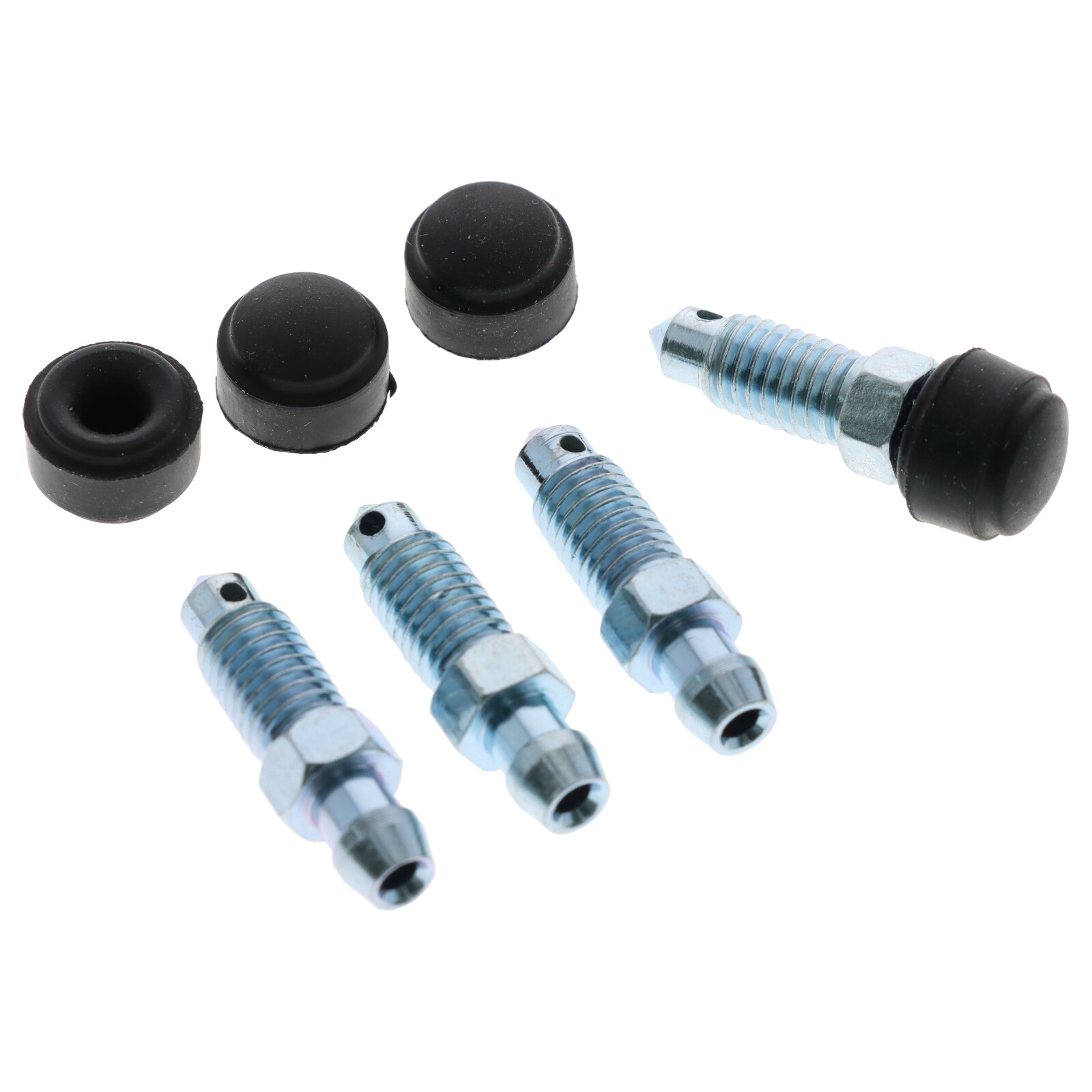 4x Quick Brake QB0015-4 Bremssattel Entlüfterschraube Entlüftungsventil M8x1.25x33 mit Kappen