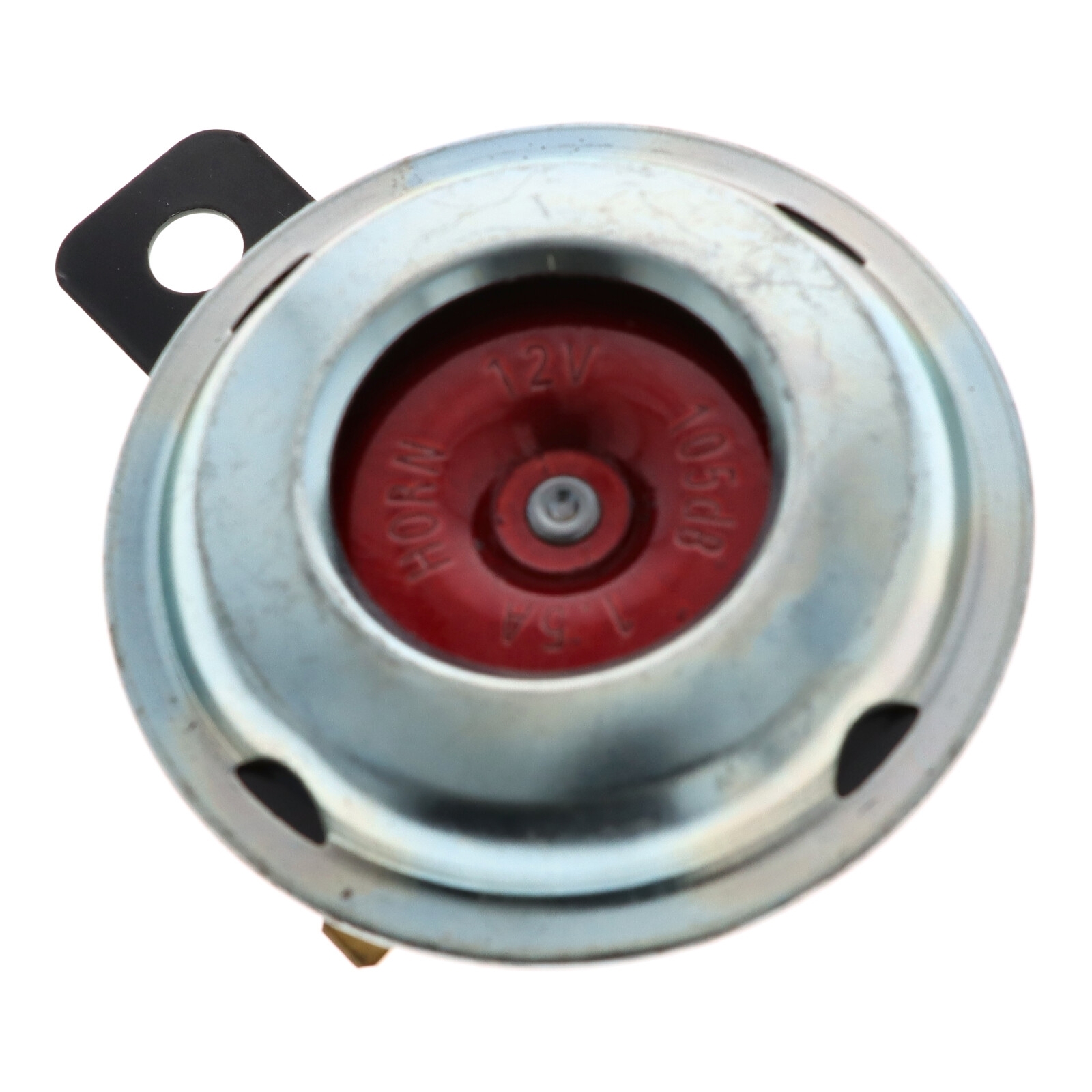 Hupe 12V für Motorrad Quad ATV Roller Moped Mofa bike signal 71 mm chrom/rot
