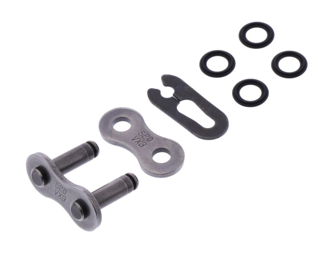 DID Clipschloss 520VX3 stahlfarben 520 Teilung 520VX3-FJ G61H11 Kettenschloss