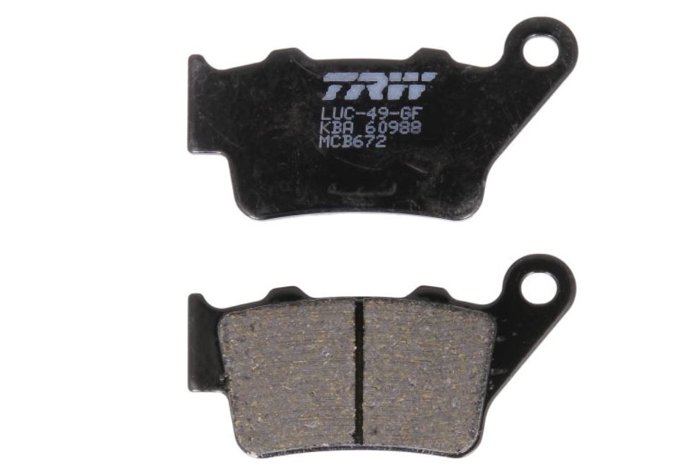 TRW Bremsbeläge hinten MCB672 Aprilia Benelli BMW Ducati Honda Triumph Yamaha