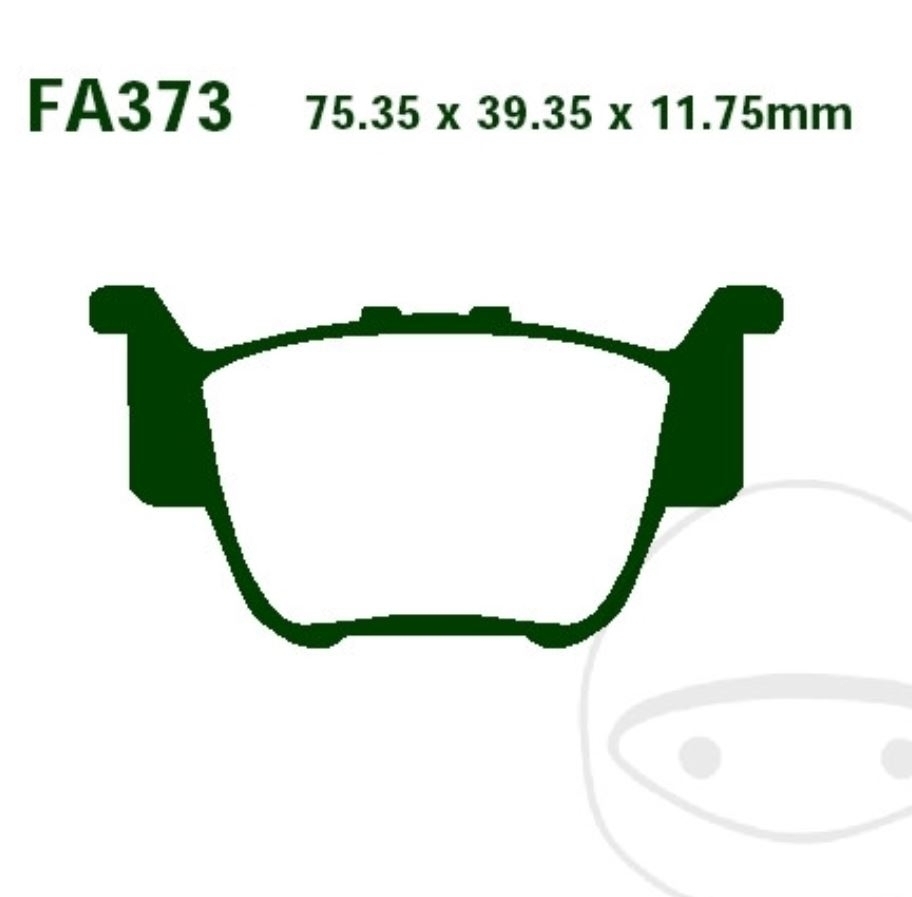 EBC Bremsbeläge FA373R für Honda TRX 420 450 650 680 FA R ER