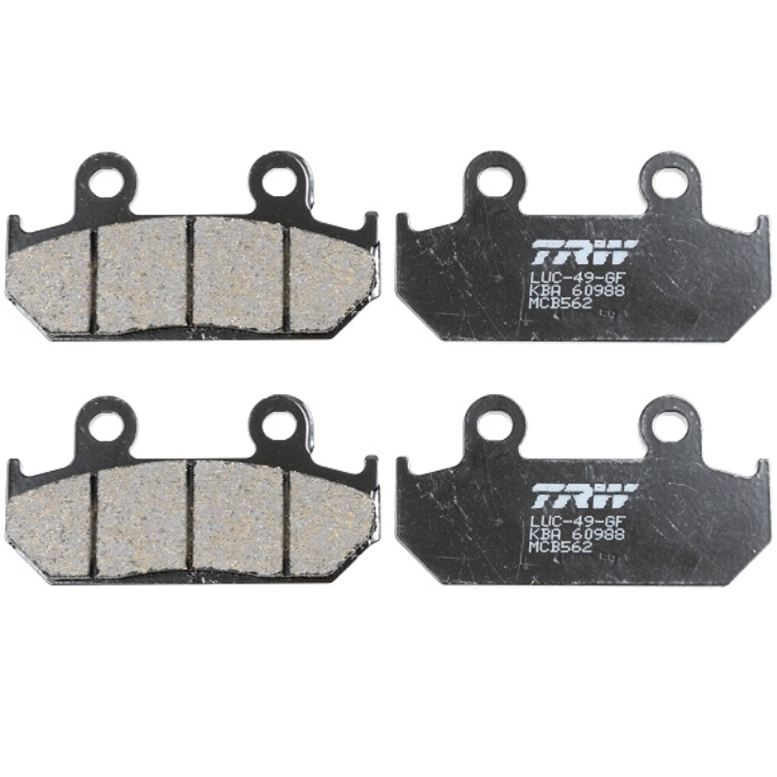 TRW MCB562 Bremsbelagsatz vorne für Honda CBR600 F XRV750 Africa Twin RD04 CB450 S VFR400