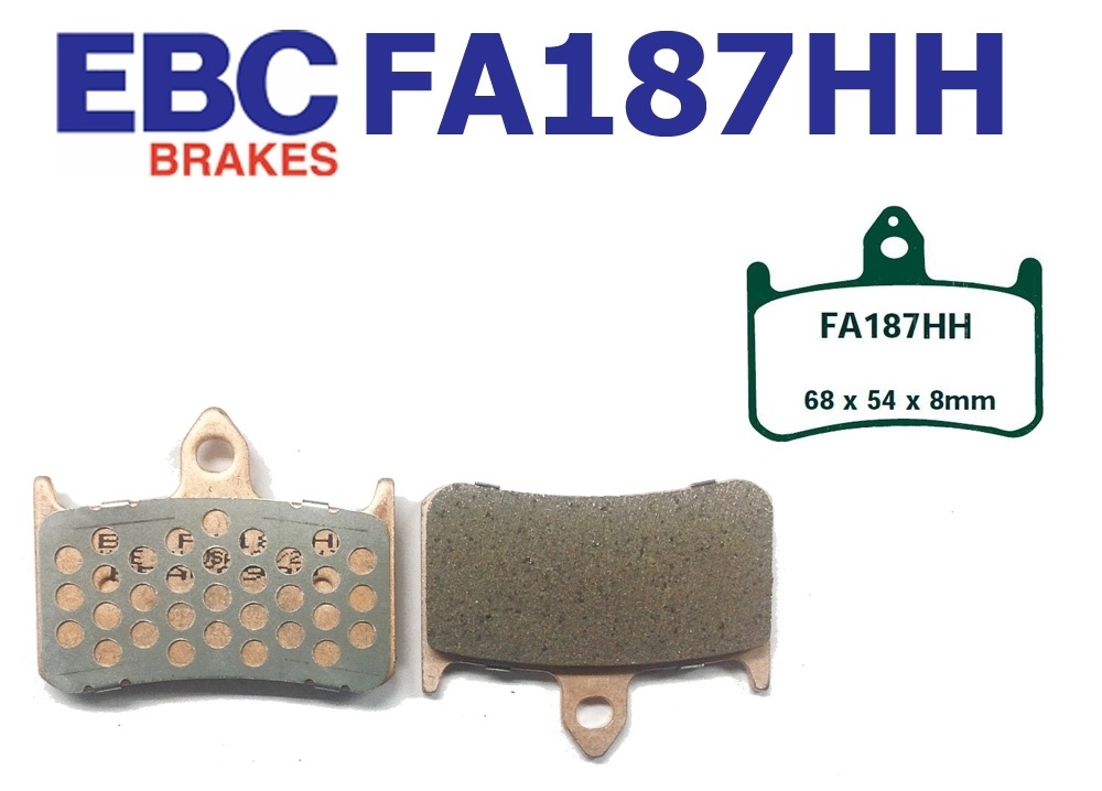 Bremsen Set 2x MD1141X + 2x FA187HH für Honda CB 900 F2/F3/F4/F5/F6/F7 Hornet
