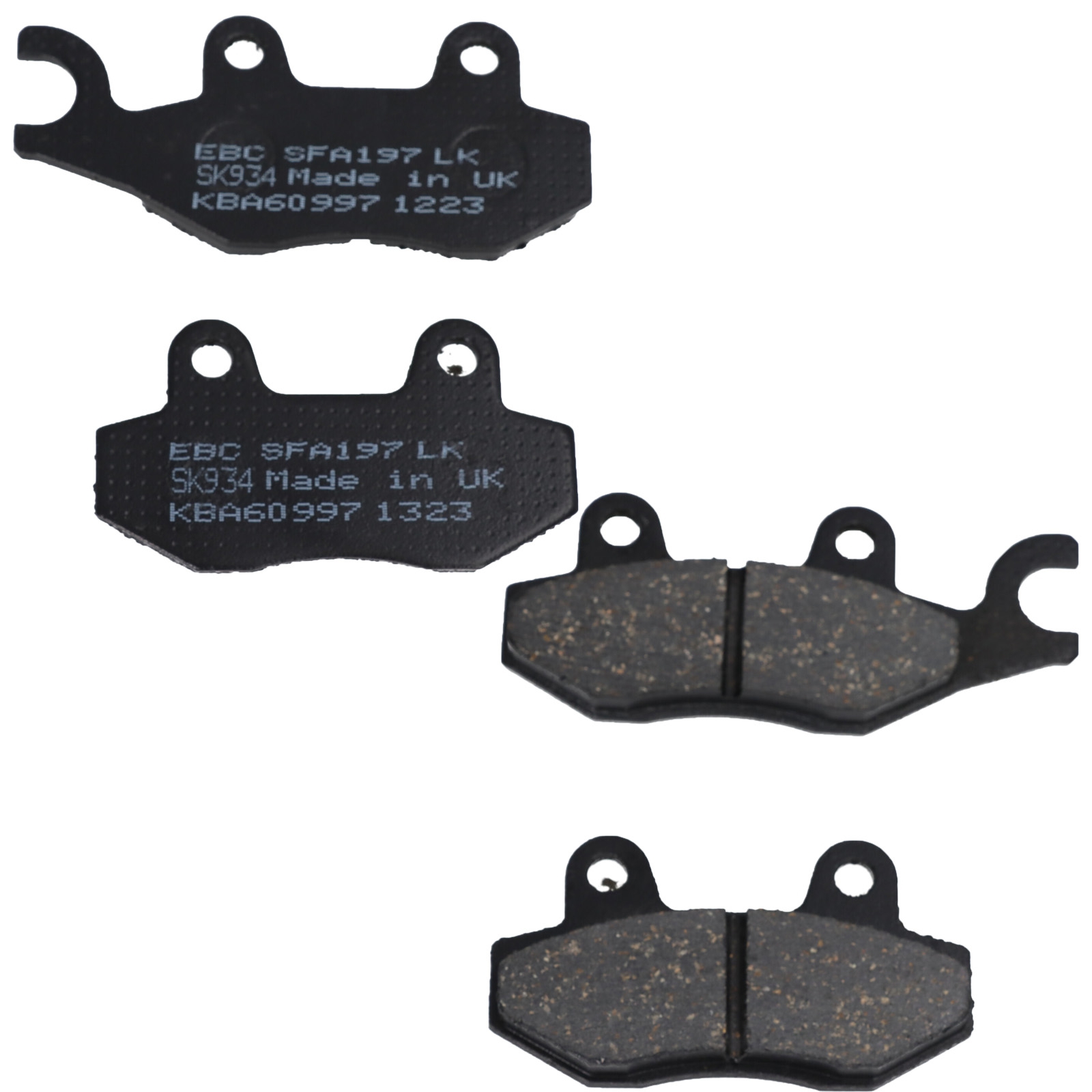 EBC SFA197 Bremsbelagsatz für Kymco Dink Classic Spacer Yager Bet & Win vorne + hinten