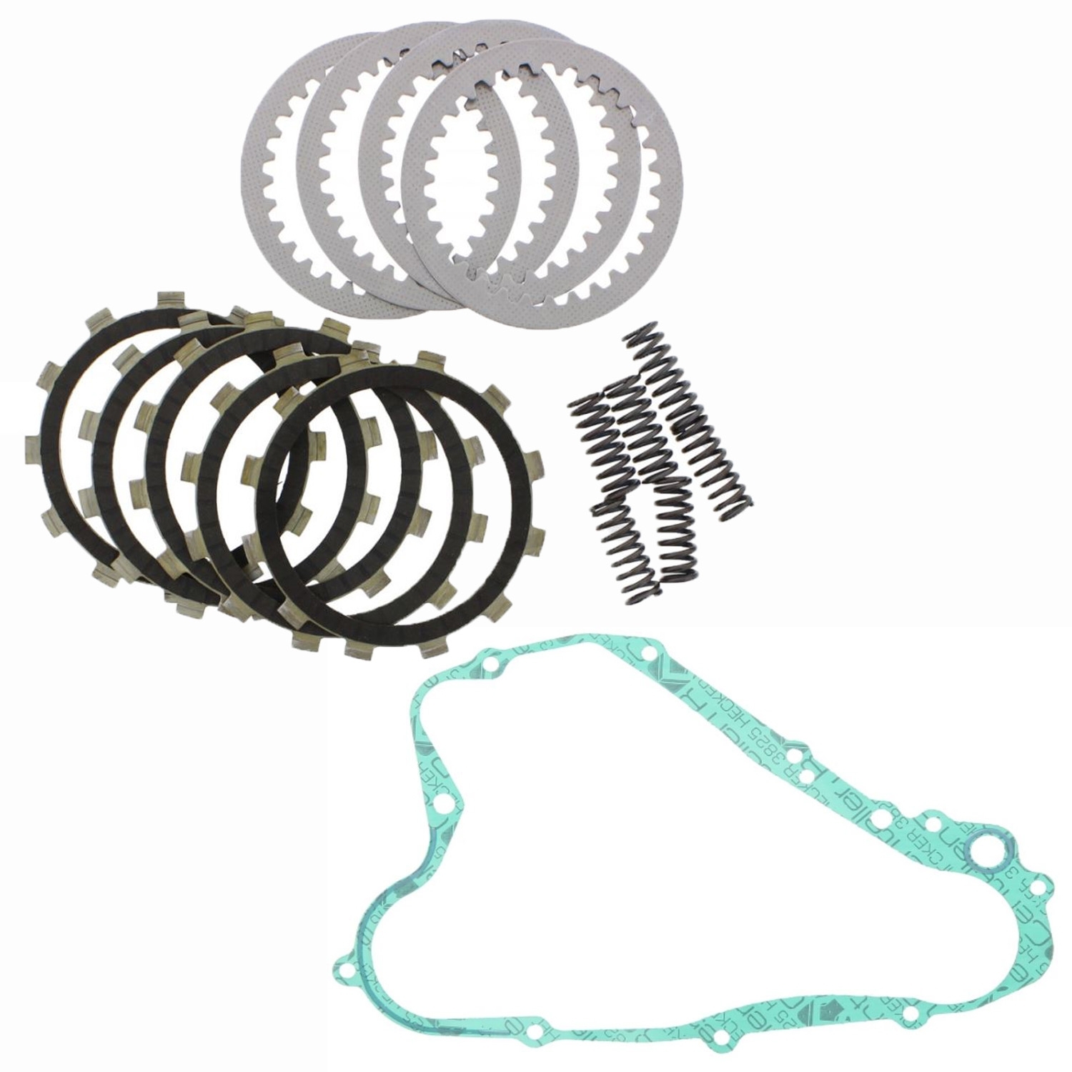 Carbon Kupplung für Suzuki RM 85 2002 - 2018 RD16C RD17C EBC Reparatursatz verstärkt + Dichtung