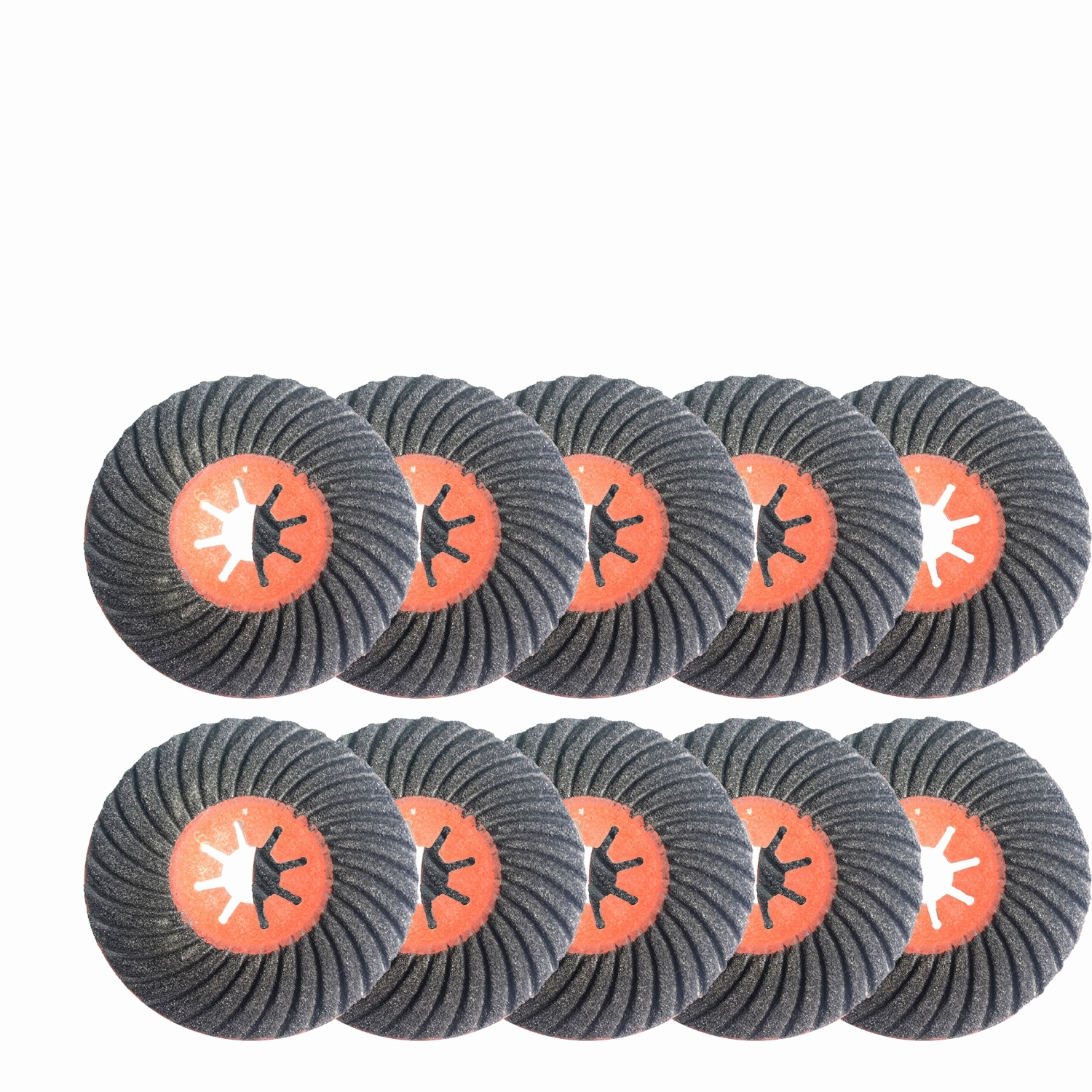 10x Fiberschleifscheibe Schleifscheibe Steingut Feinsteingut Ø 125mm Körnung P40