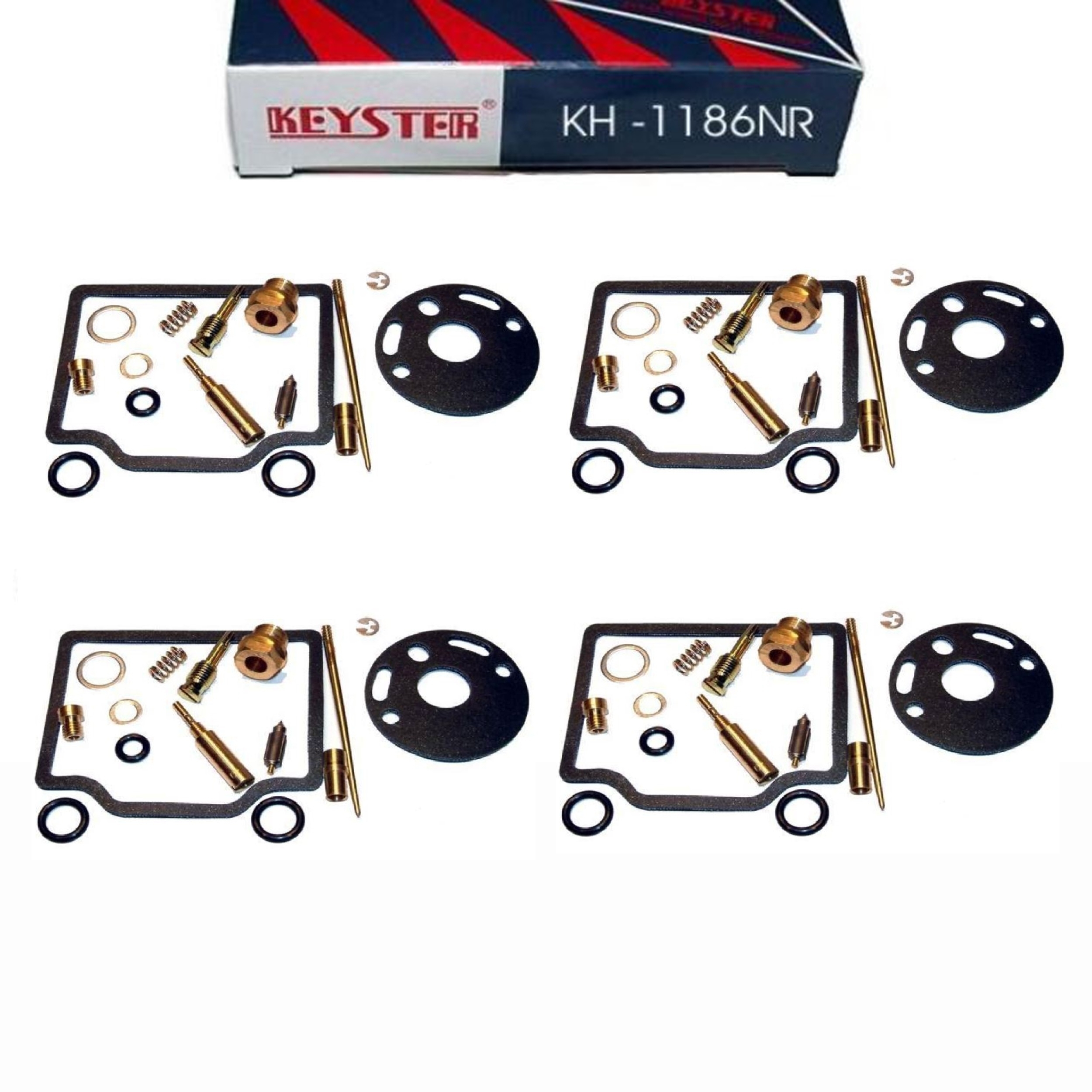4x Keyster KH-1186NR Vergaser Reparatursatz für Honda CB750 K Four 1978 - 1979 RC01