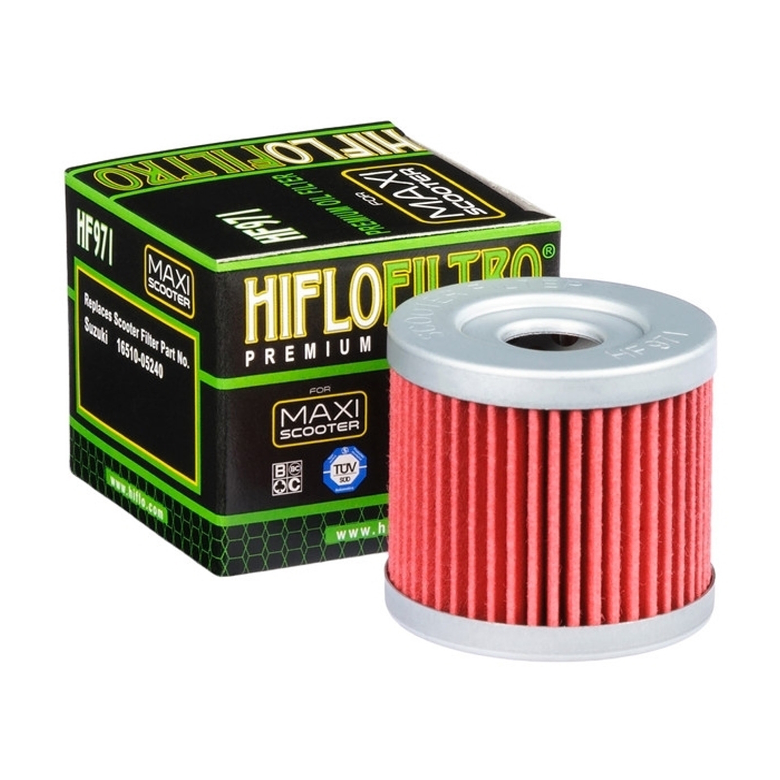 HiFlo HF971 Ölfilter für Suzuki Burgman AN 400 125 UH 125 UH 200 UX Sixteen UC 125
