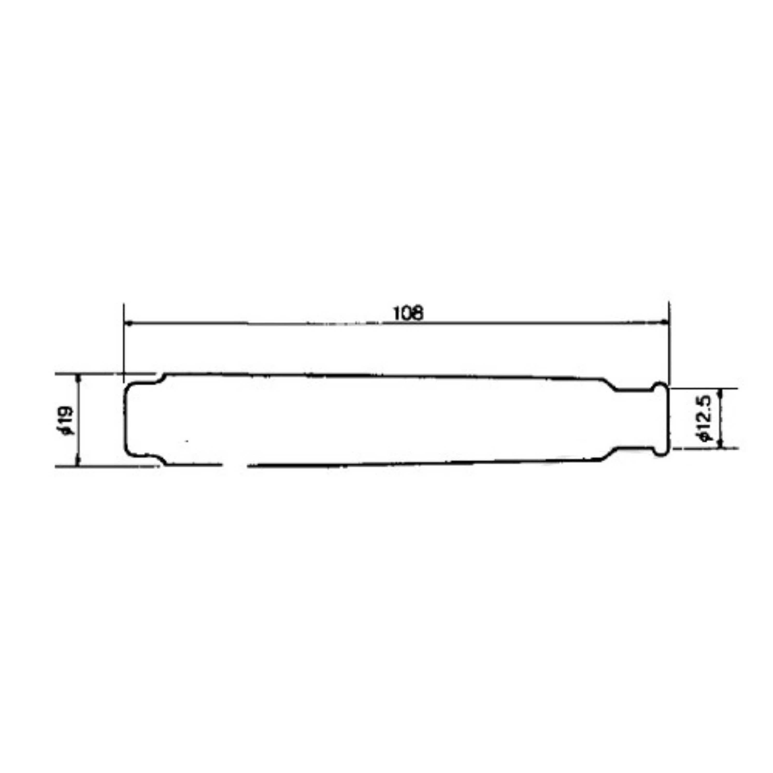 NGK Zündkerzenstecker SD05FM-R 8673 Für 10/12 mm Kerzen, gerade, Farbe rot, 5 Kilo Ohm entstört, M4 Anschlussgewinde