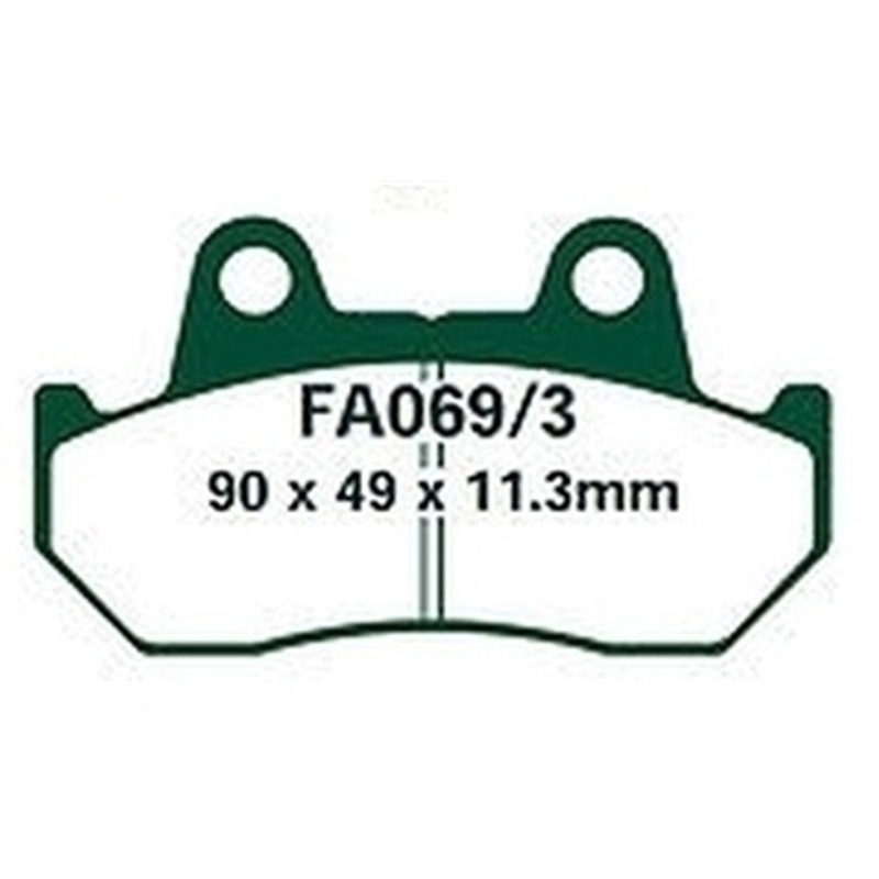 Bremsbeläge FA69/3 für Honda CBR 600 CBX VT VFR 750 VF 1000 1100 GL 1200 1500