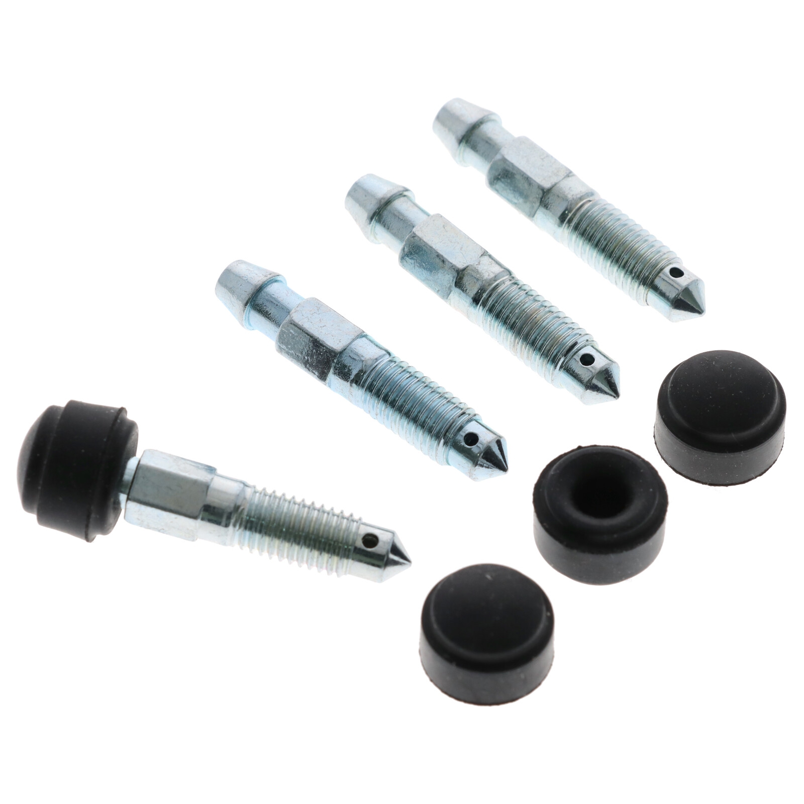 4x Quick Brake QB0087-4 Bremssattel Entlüfterschraube Entlüfterventile M7x1x38.3 SW7 mit Kappen