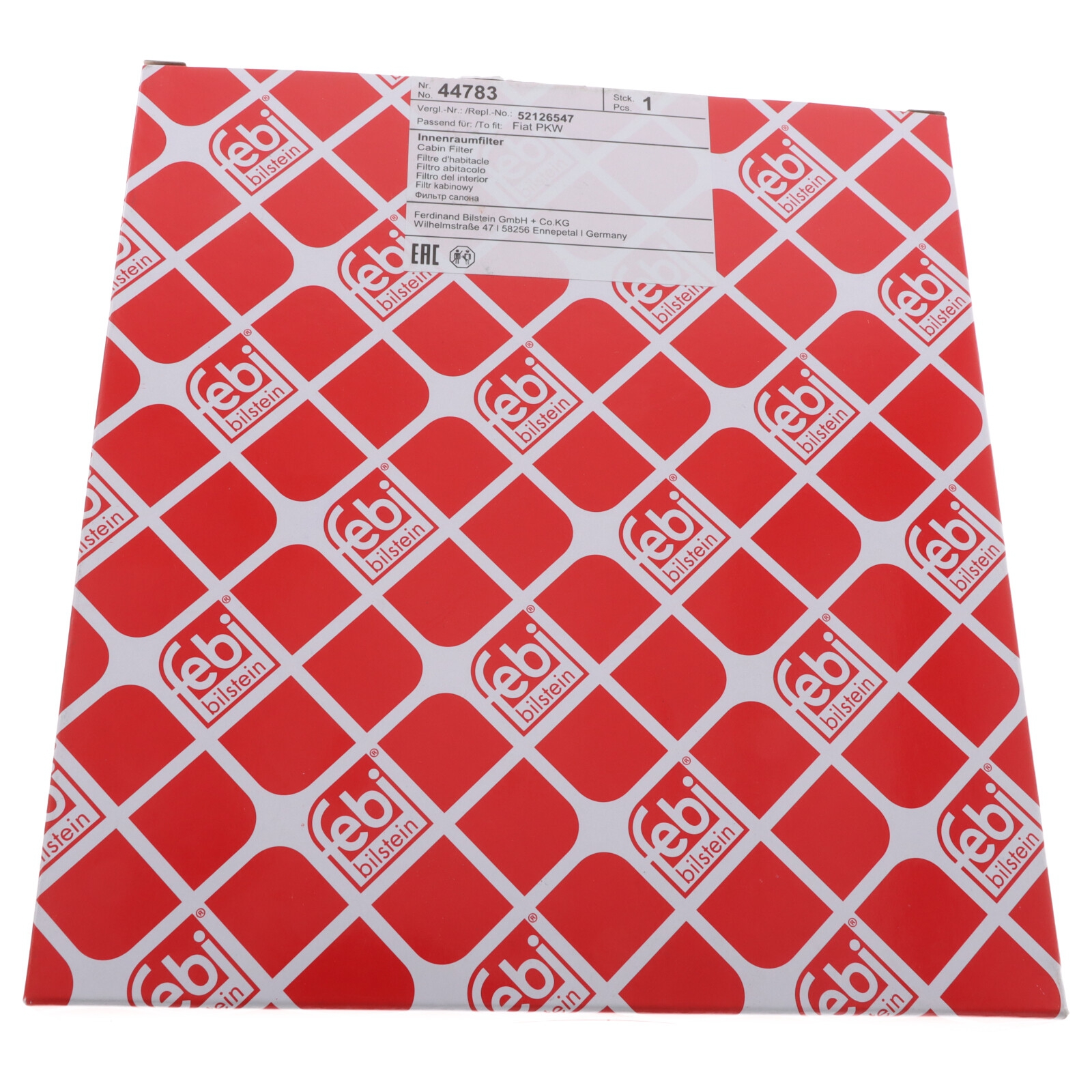 Febi Bilstein Innenraumfilter Pollenfilter für Fiat Panda Abarth 500 595 695 C 500c